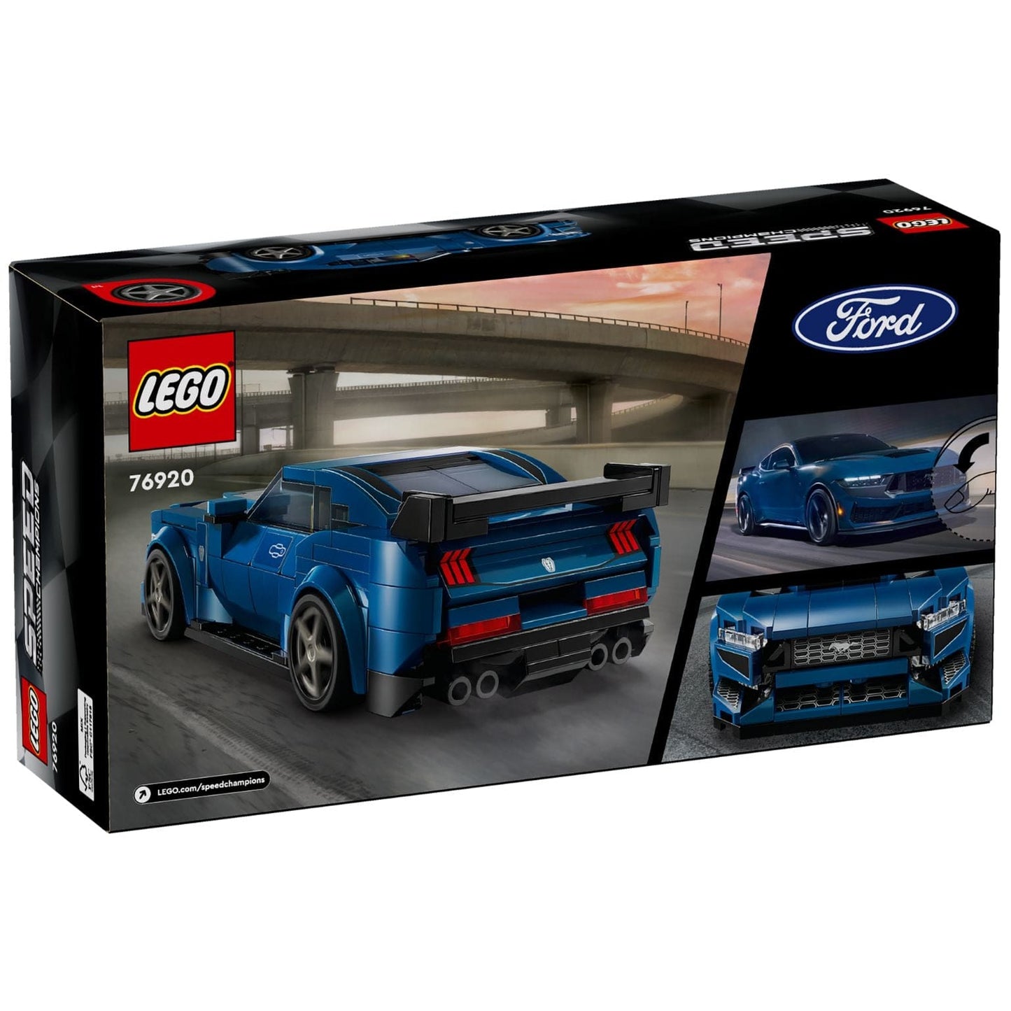 Apresentamos Lego Speed Champions - Carro Desportivo Ford Mustang Dark Horse com o SKU 667692024 recomendado para + 9 anos