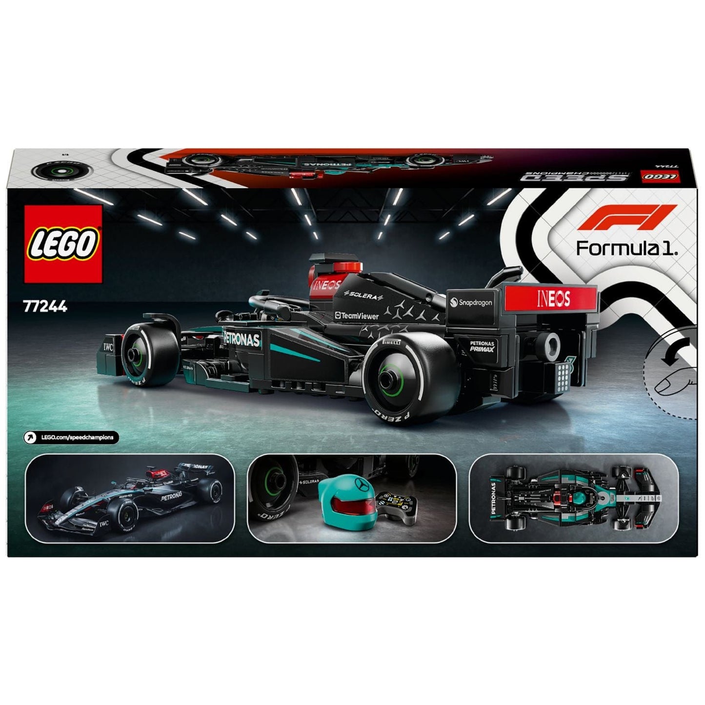Apresentamos Lego Speed Champions Carro de Corrida Mercedes-AMG F1® W15 com o SKU 667724425 recomendado para + 10 anos