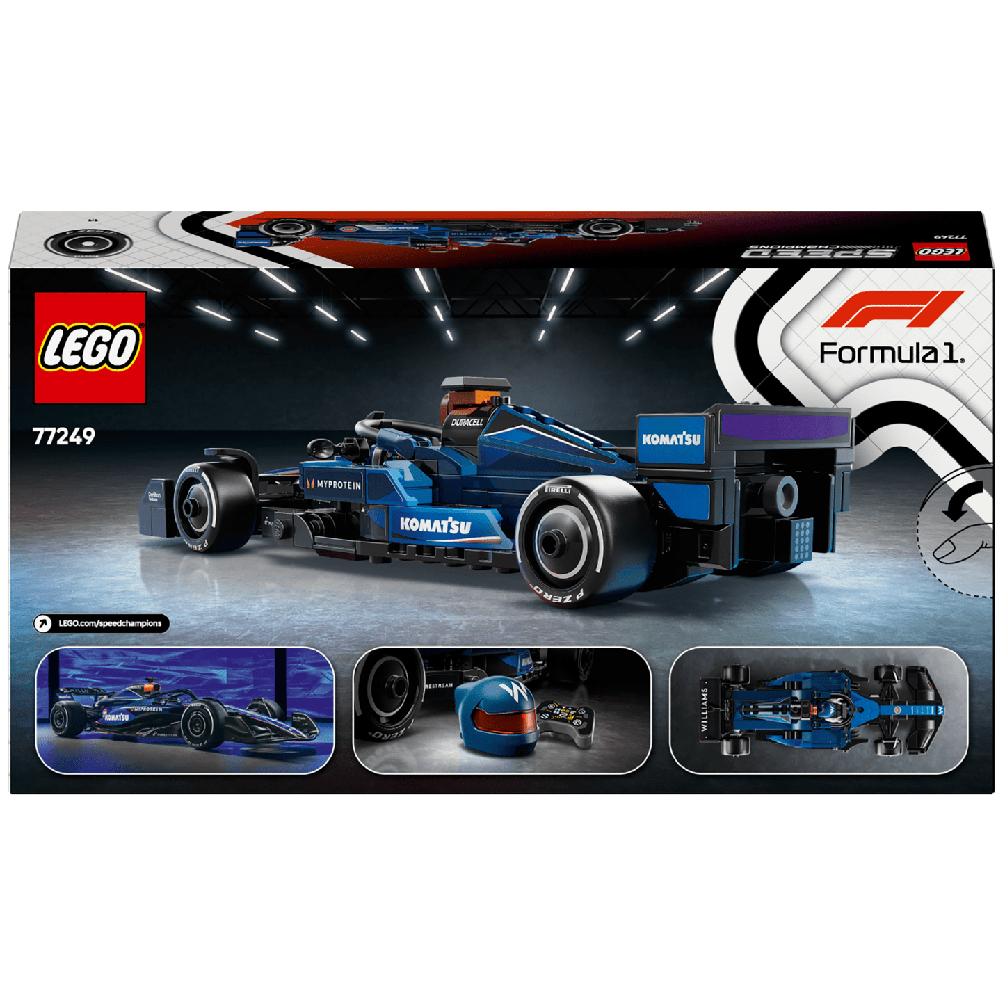 Apresentamos Lego Speed Champions Carro de Corrida Williams Racing FW46 F1 com o SKU 667724925 recomendado para + 10 anos