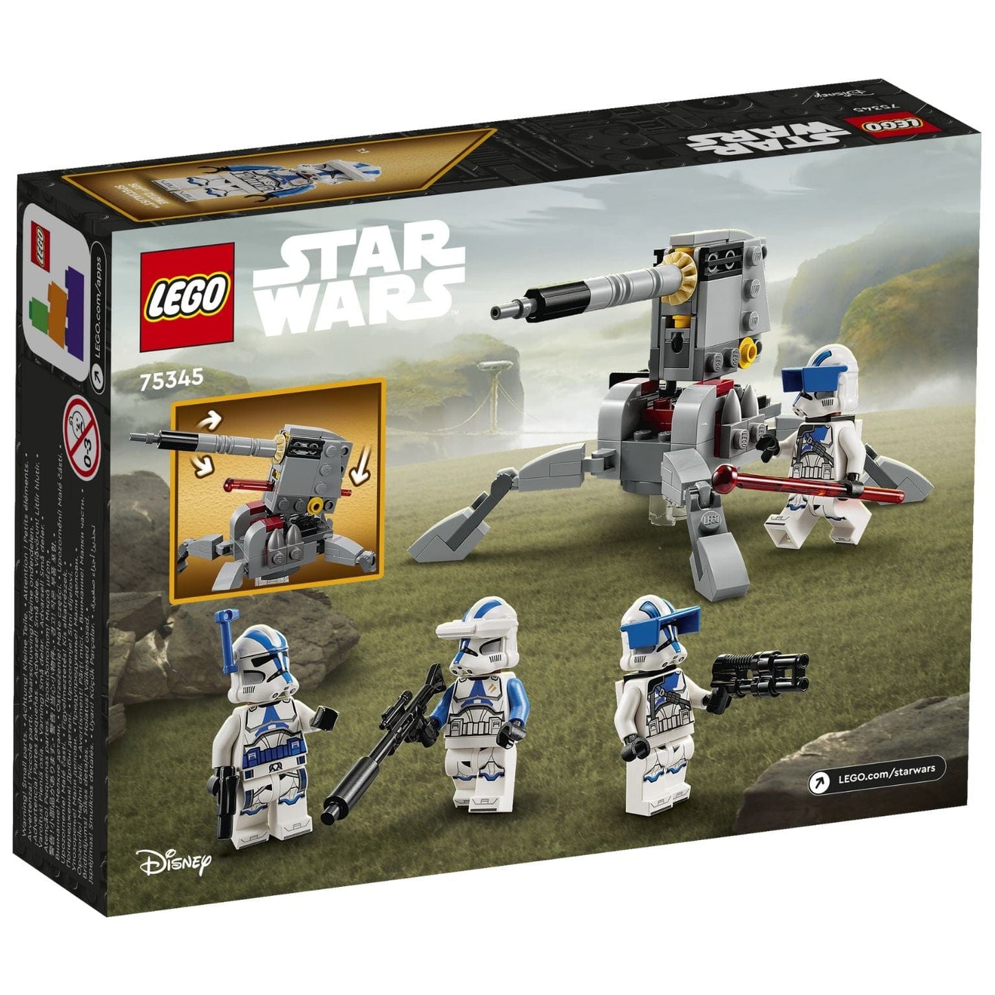 Apresentamos Lego Star Wars Pack de Combate Clone Troopers da 501ª com o SKU 667534524 recomendado para + 6 anos