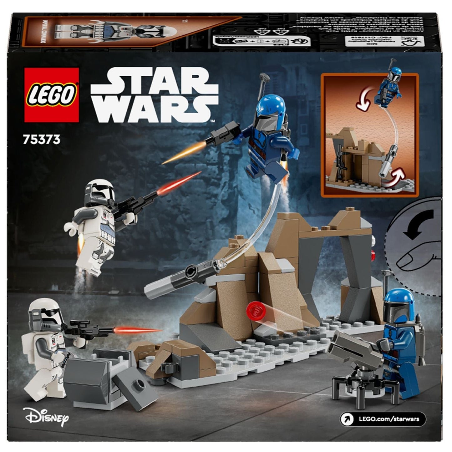 Apresentamos Lego Star Wars - Pack de Combate Emboscada em Mandalore com o SKU 667537325 recomendado para + 6 anos