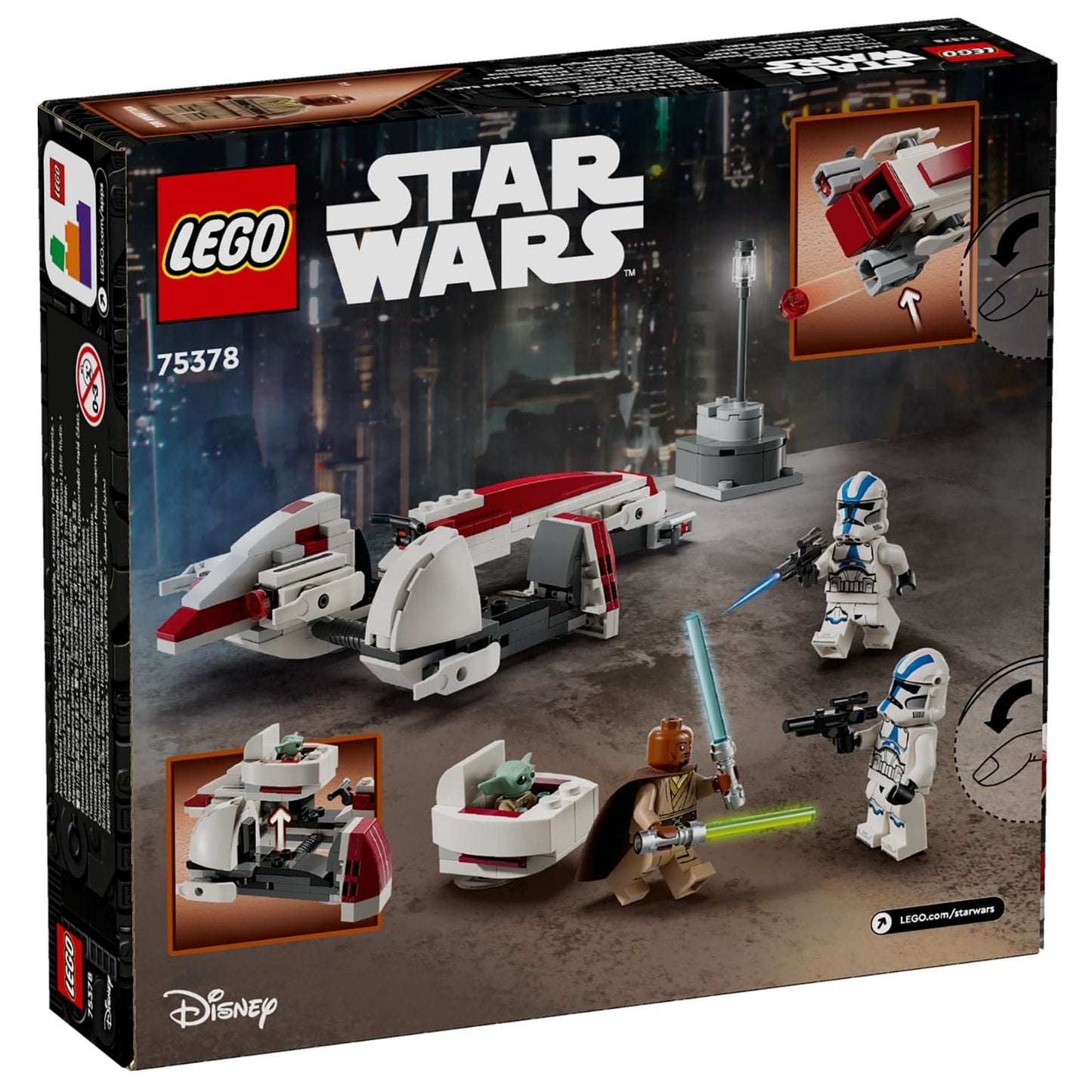 Apresentamos Lego Star Wars - Fuga de BARC Speeder com o SKU 667537824 recomendado para + 8 anos