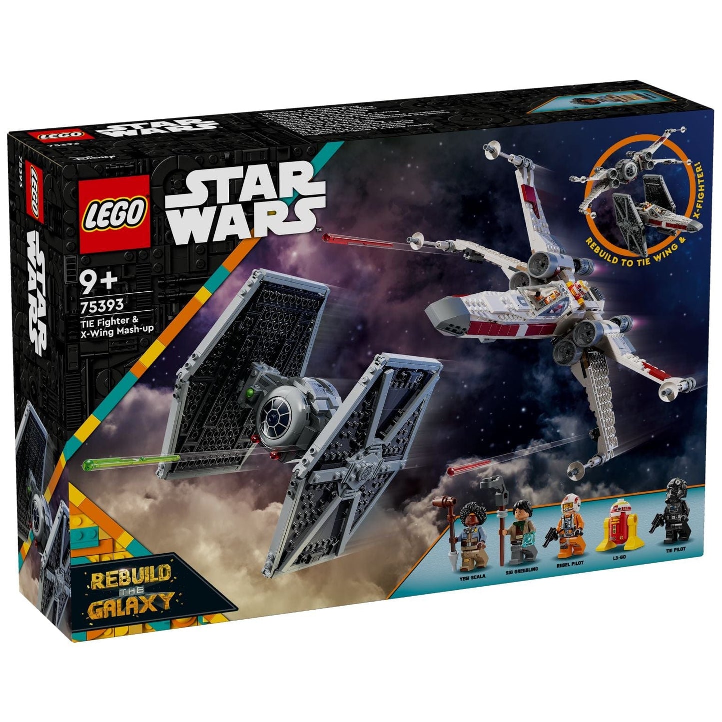 Apresentamos Lego Star Wars - Combinação de TIE Fighter e X-Wing com o SKU 667539324 recomendado para + 9 anos