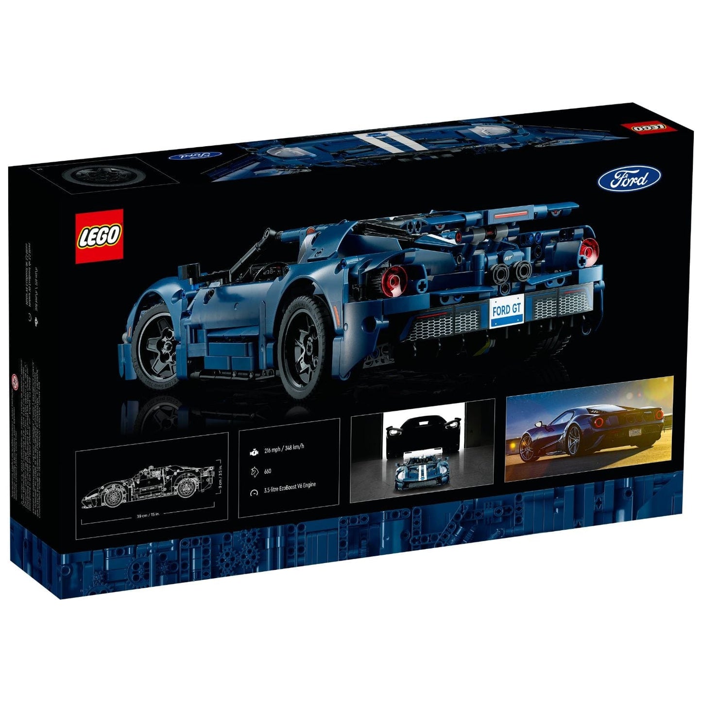 Apresentamos Lego Technic - Ford GT 2022 com o SKU 664215425 recomendado para + 14 anos