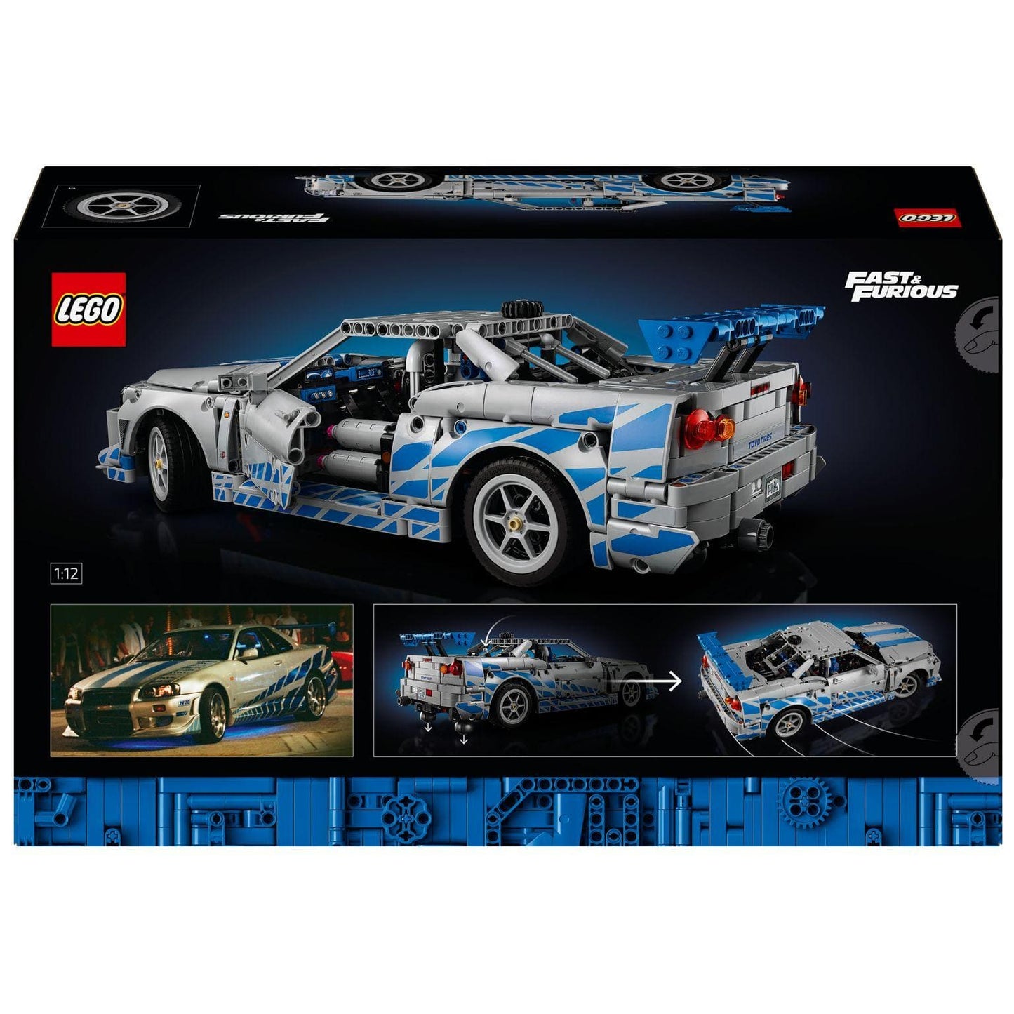 Apresentamos Lego Technic- Velocidade Furiosa Carro Nissan Skyline GT-R (R34) com o SKU 664221025 recomendado para + 14 anos