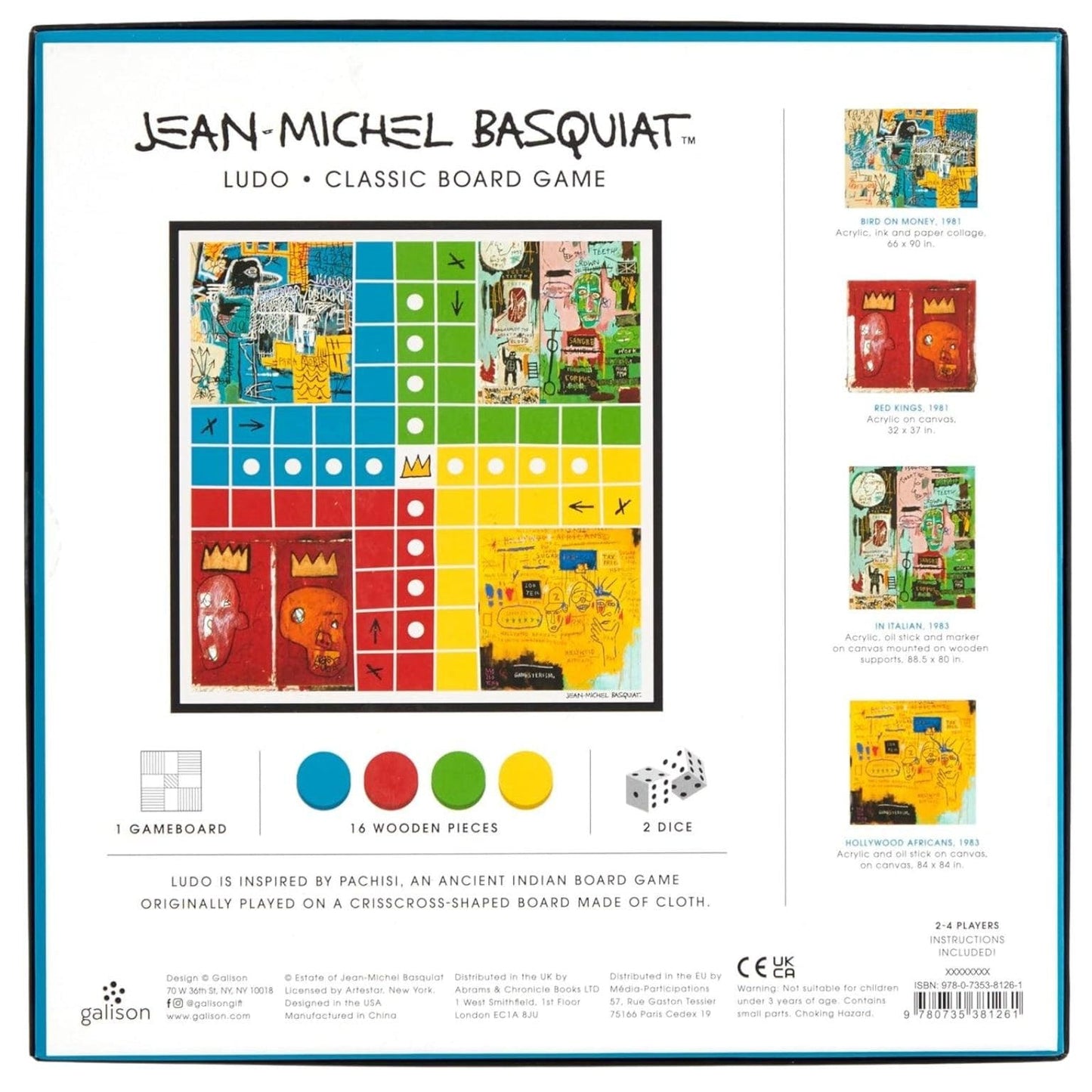 Apresentamos Ludo – Jean-Michel Basquiat com o SKU 868126124 recomendado para + 3 anos