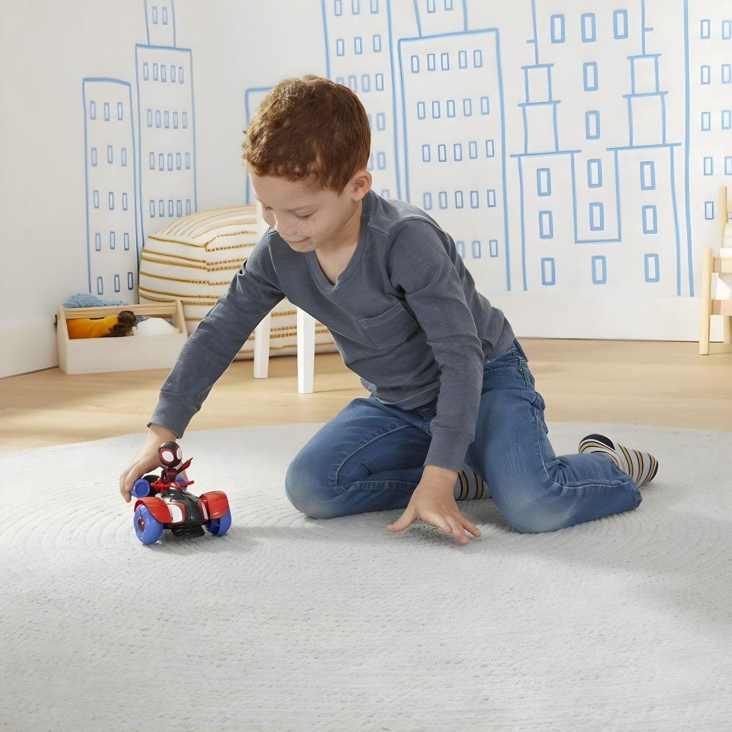 Apresentamos Marvel Spidey and His Amazing Friends - Miles Morales com Aracno Triciclo com o SKU 856044922 recomendado para + 3 anos