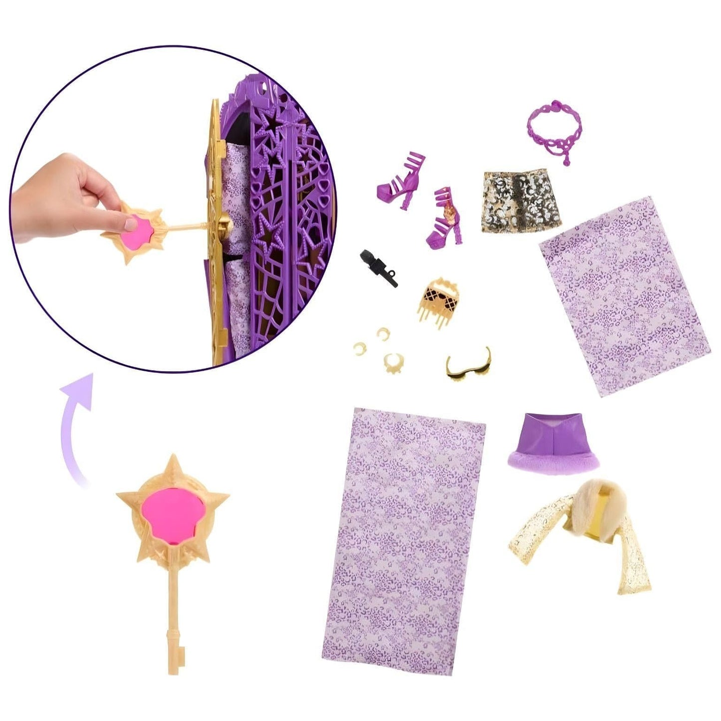 Apresentamos Monster High Armario Skulltimate Secrets - Clawdeen Wolf com o SKU 772598425 recomendado para + 4 anos