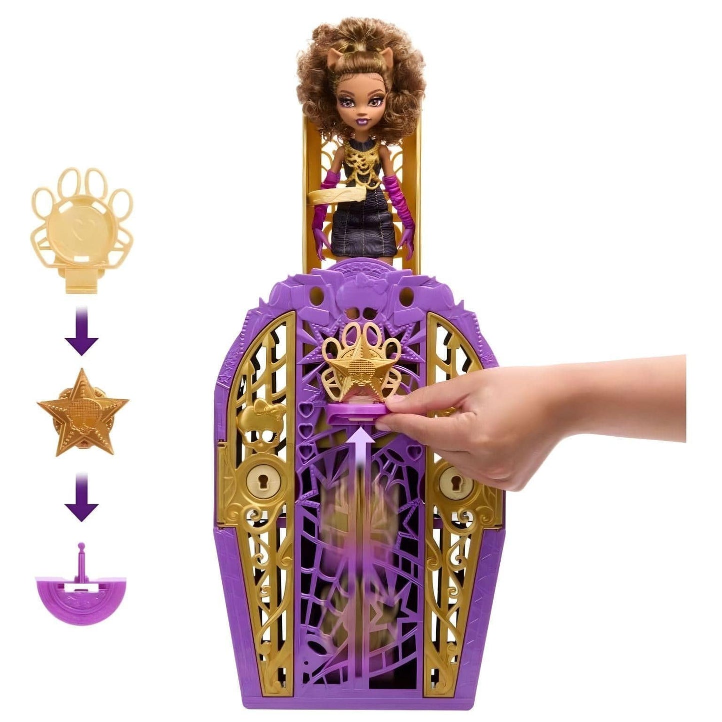 Apresentamos Monster High Armario Skulltimate Secrets - Clawdeen Wolf com o SKU 772598425 recomendado para + 4 anos