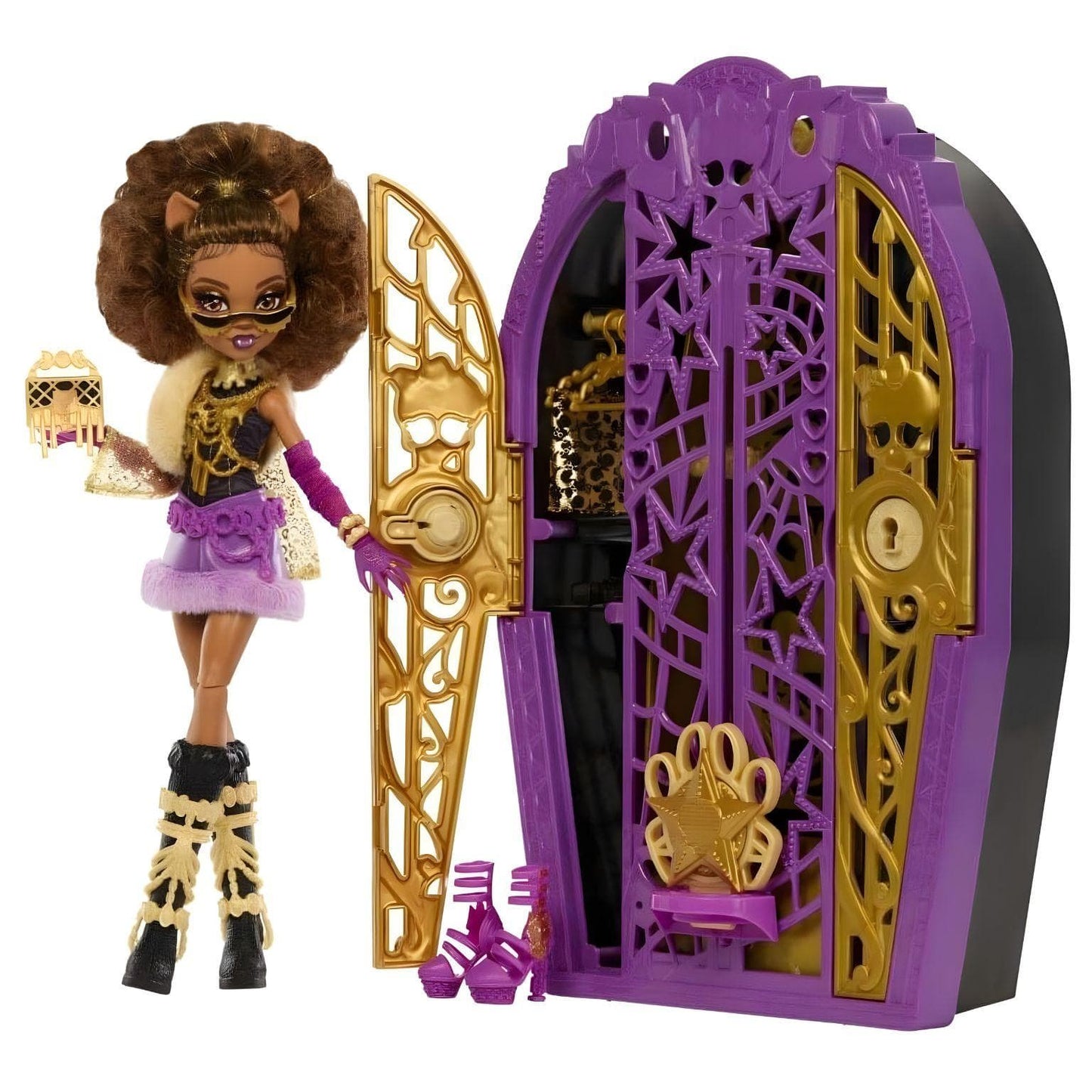 Apresentamos Monster High Armario Skulltimate Secrets - Clawdeen Wolf com o SKU 772598425 recomendado para + 4 anos