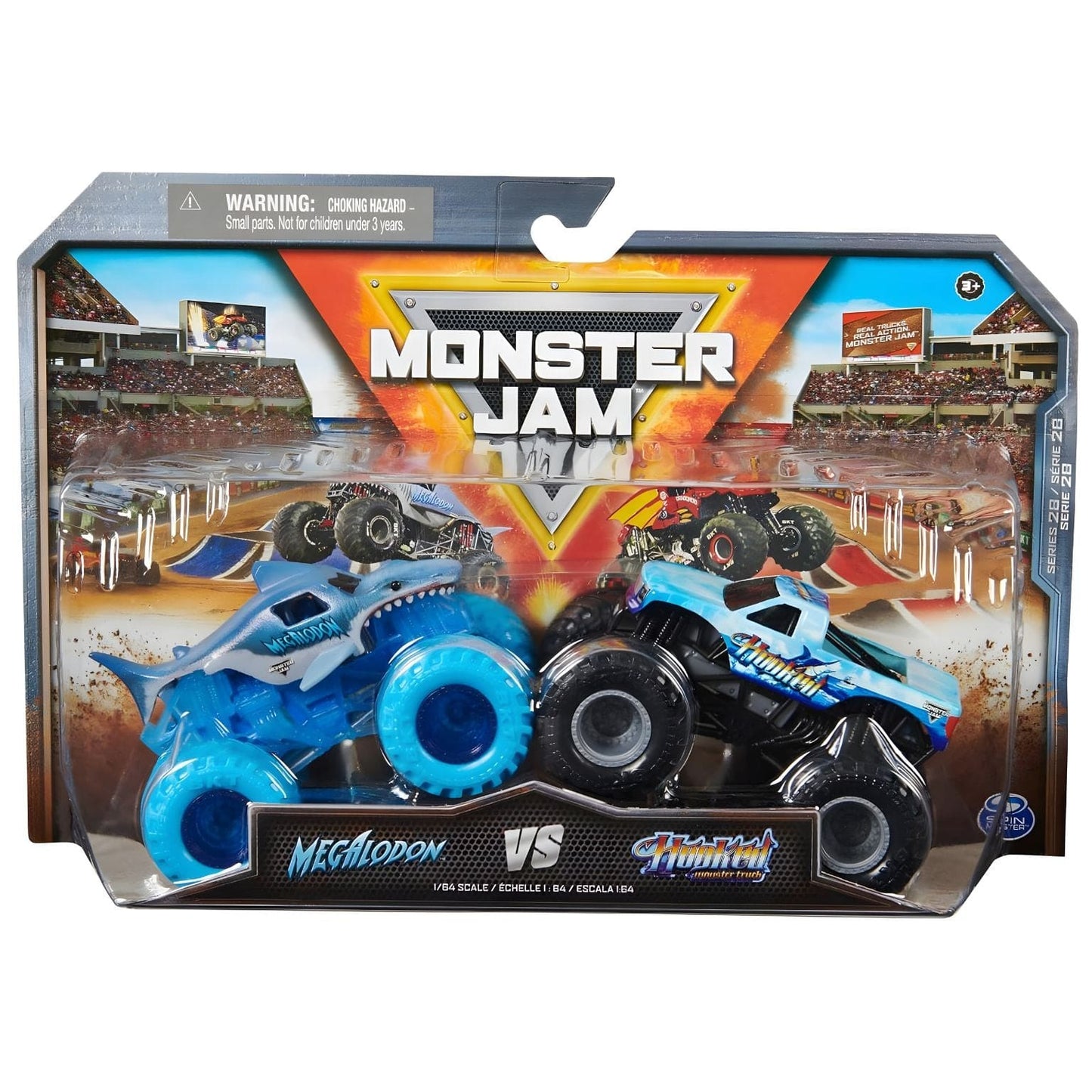 Apresentamos Conjunto Monster Jam - Megalodon vs Hooked com o SKU 770139424 recomendado para + 3 anos