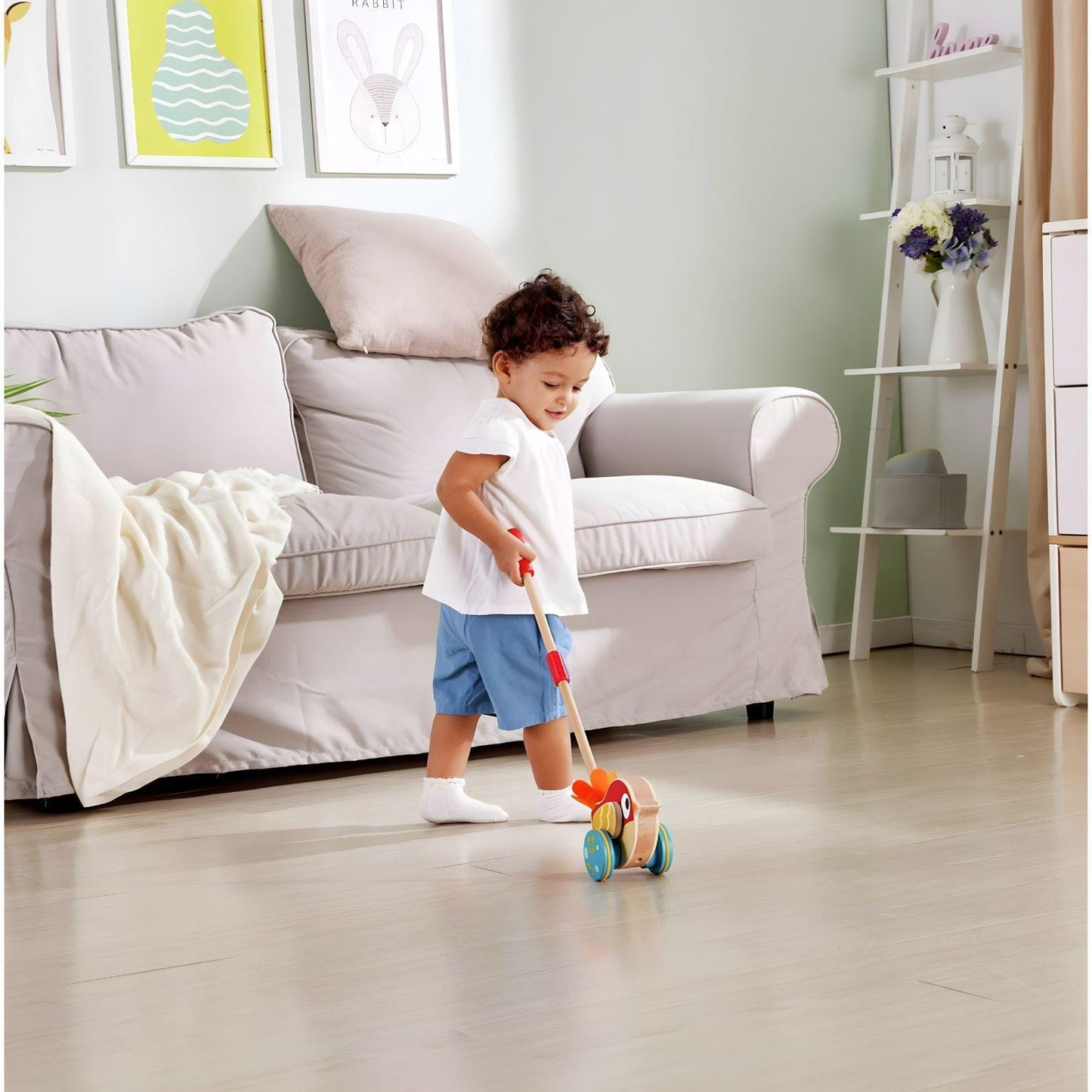 Apresentamos Passarinho de empurrar musical Lilly com o SKU 82035325 recomendado para + 12 meses