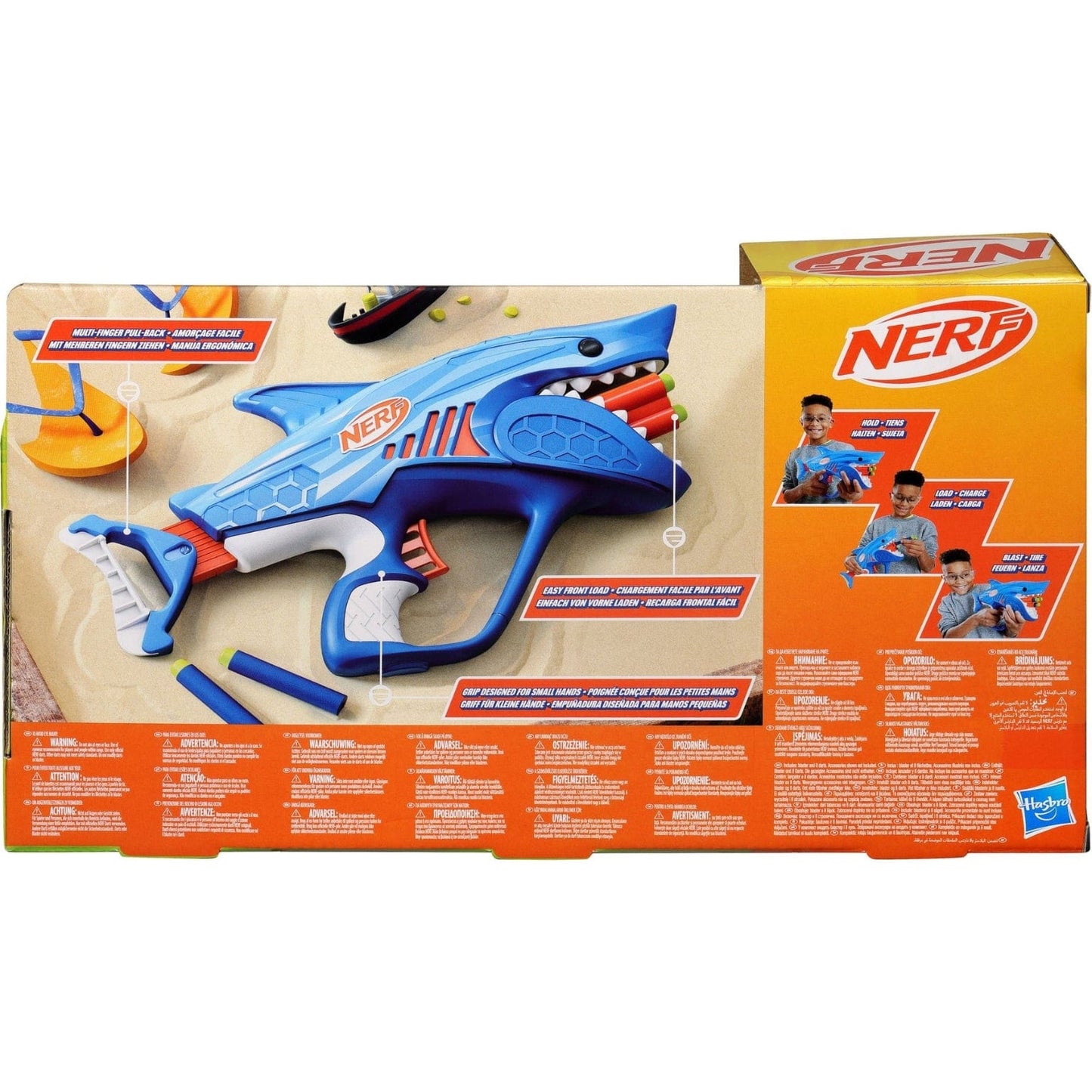 Apresentamos Nerf Junior Sharkfire com o SKU 90864524 recomendado para + 6 anos
