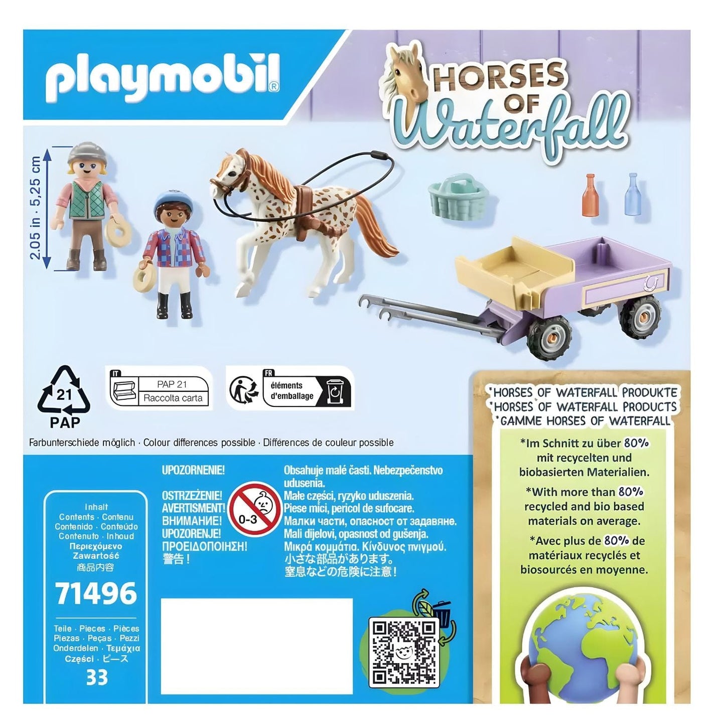 Apresentamos Playmobil Carruagem com pónei com o SKU 657149625 recomendado para + 4 anos