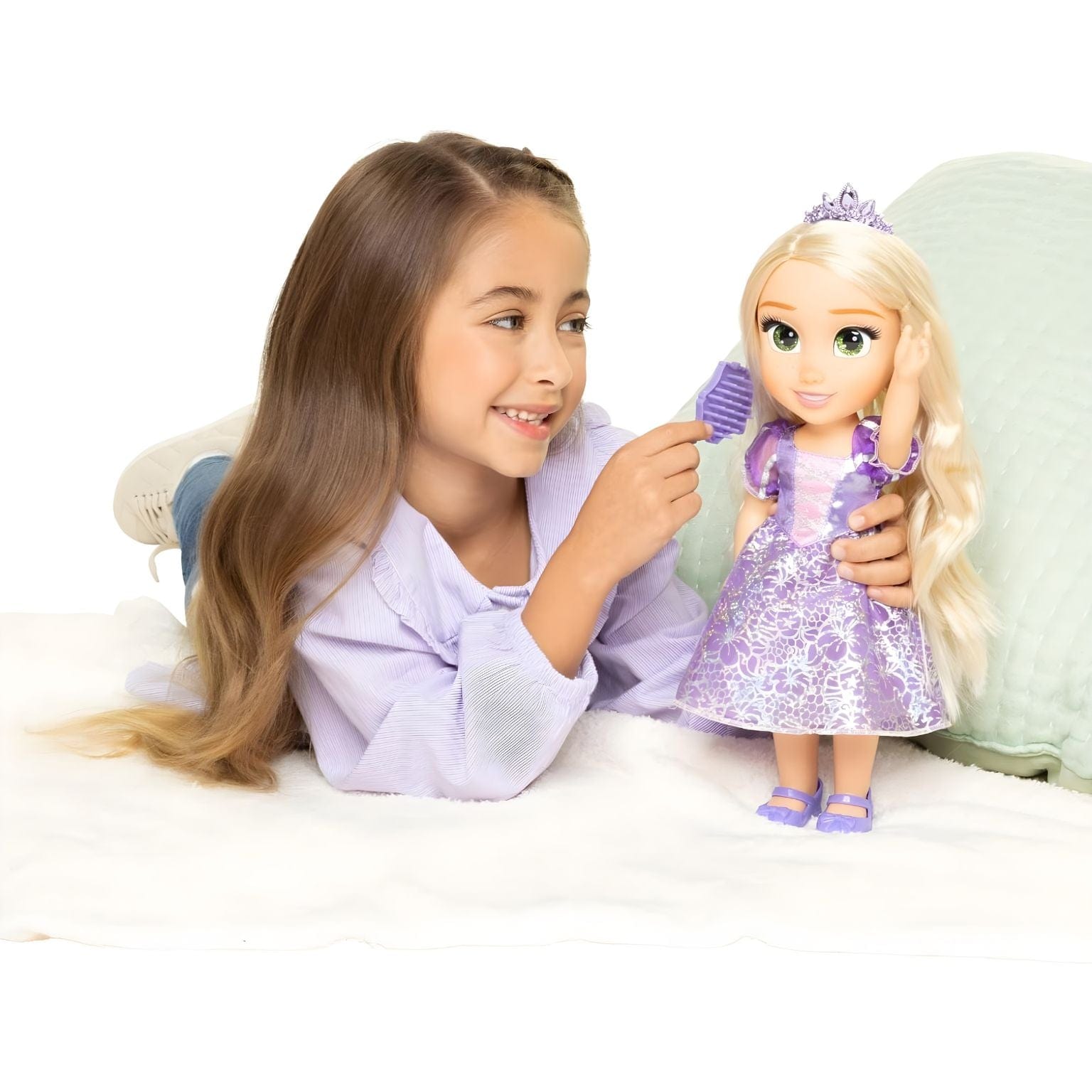 Apresentamos Princesa Disney Rapunzel 35 cm com o SKU 853015624 recomendado para + 3 anos