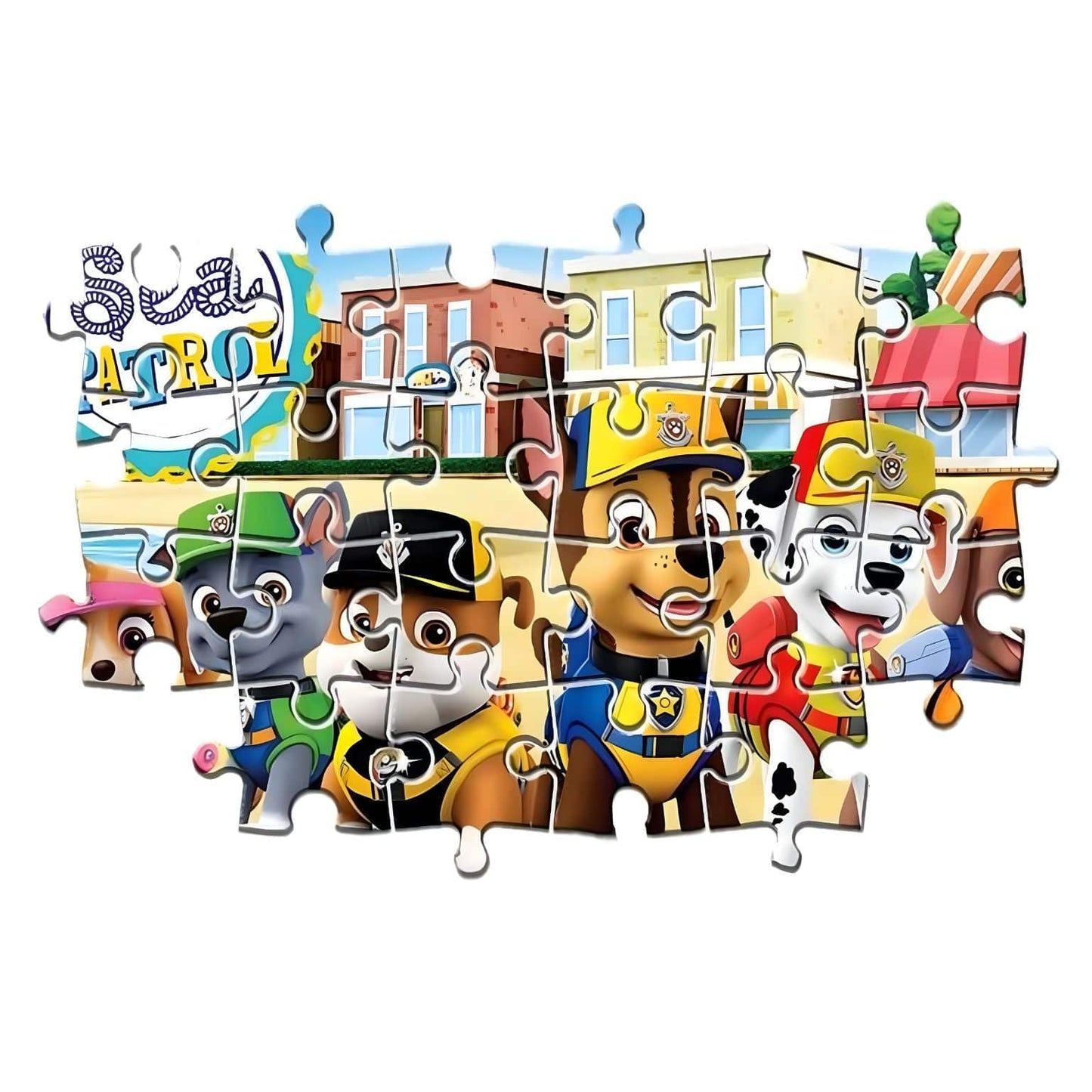 Apresentamos Puzzle Patrulha Pata 2x20 Peças com o SKU 772477924 recomendado para + 3 anos