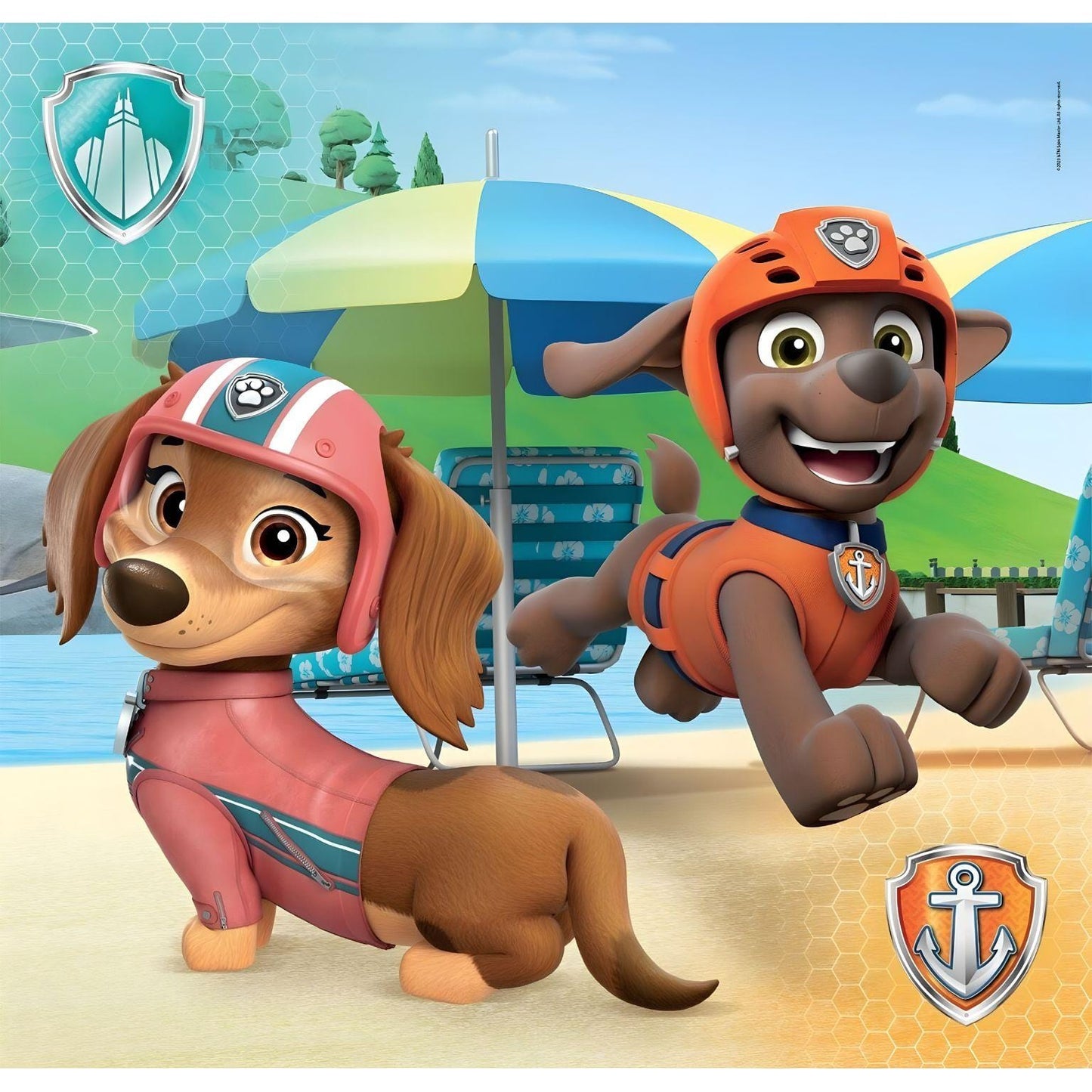 Apresentamos Puzzle Patrulha Pata 3 x 48 pçs com o SKU 852530125 recomendado para + 5 anos