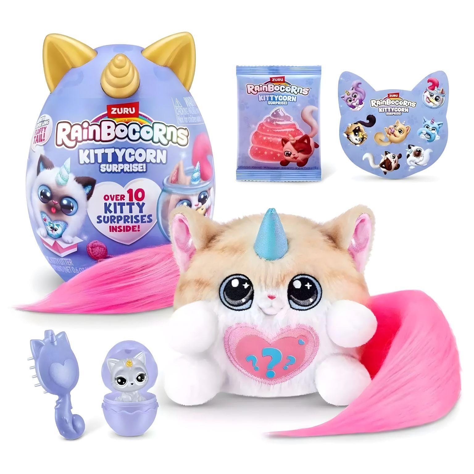 Apresentamos RainboCorns Ovo Surpresa KittyCorn com o SKU 853354225 recomendado para + 3 anos