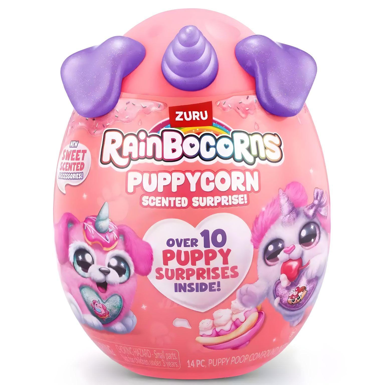 Apresentamos RainboCorns Ovo Surpresa PuppyCorn com o SKU 852982825 recomendado para + 3 anos