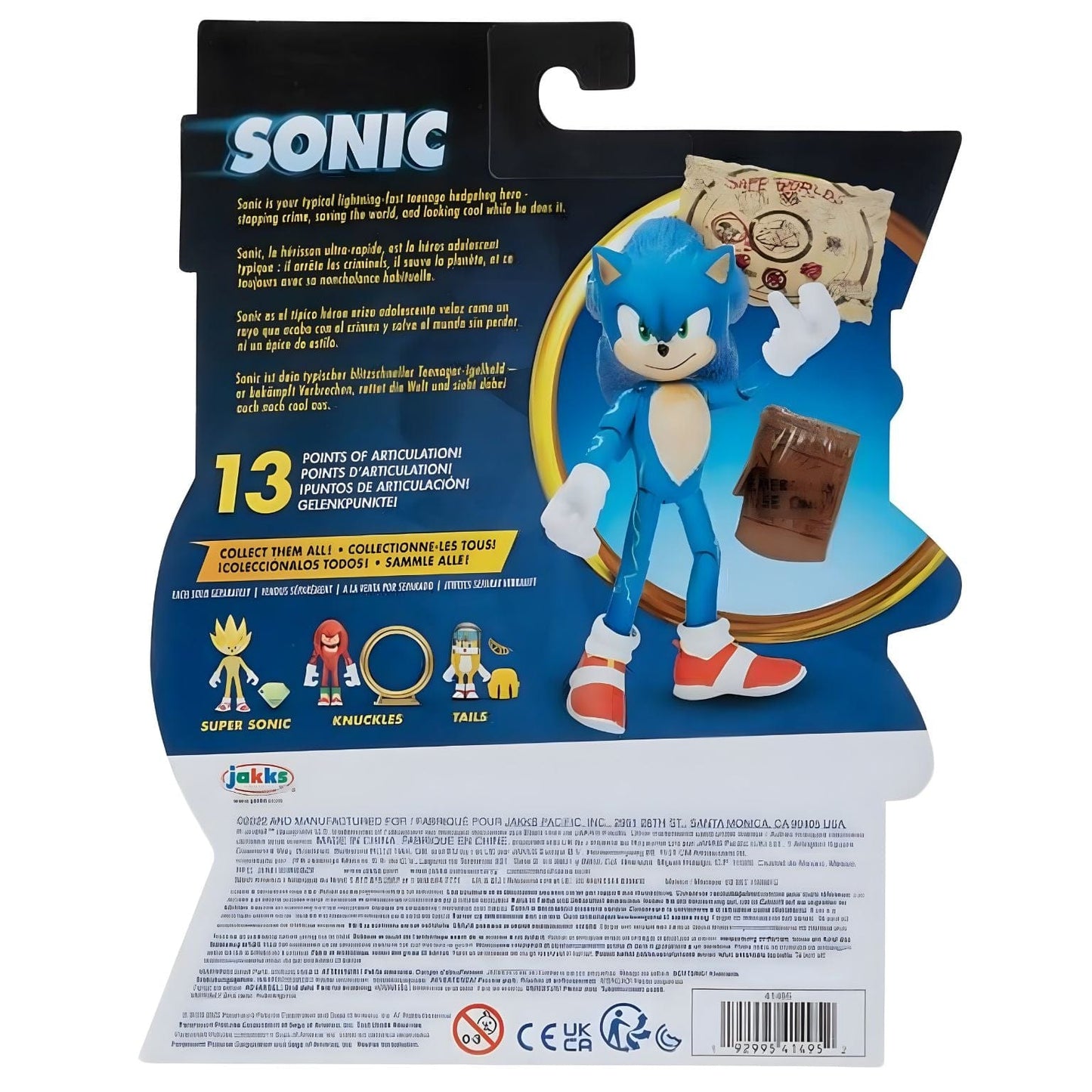 Apresentamos Sonic The Hedgehog com mapa com o SKU 774149525 recomendado para + 3 anos