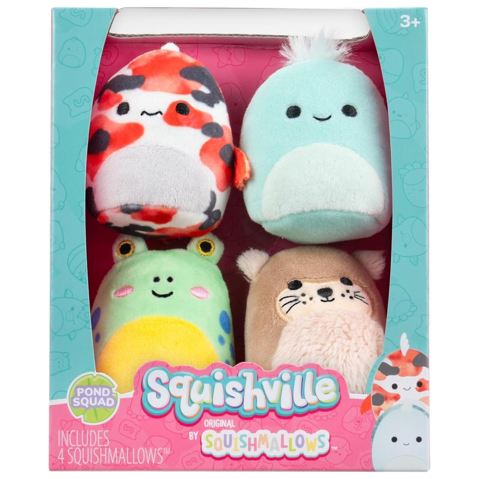 Apresentamos Squishville Mini Squishmallows - Super Esquadrão da Lagoa com o SKU 23050524 recomendado para + 3 anos