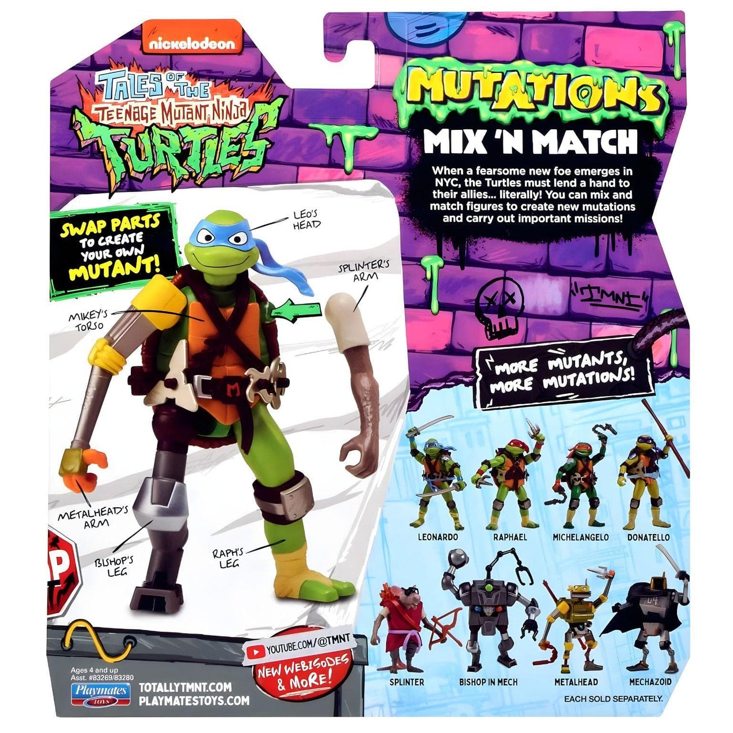Apresentamos Tartarugas Ninja Mix n Match - Raphael com o SKU 234017525 recomendado para + 4 anos