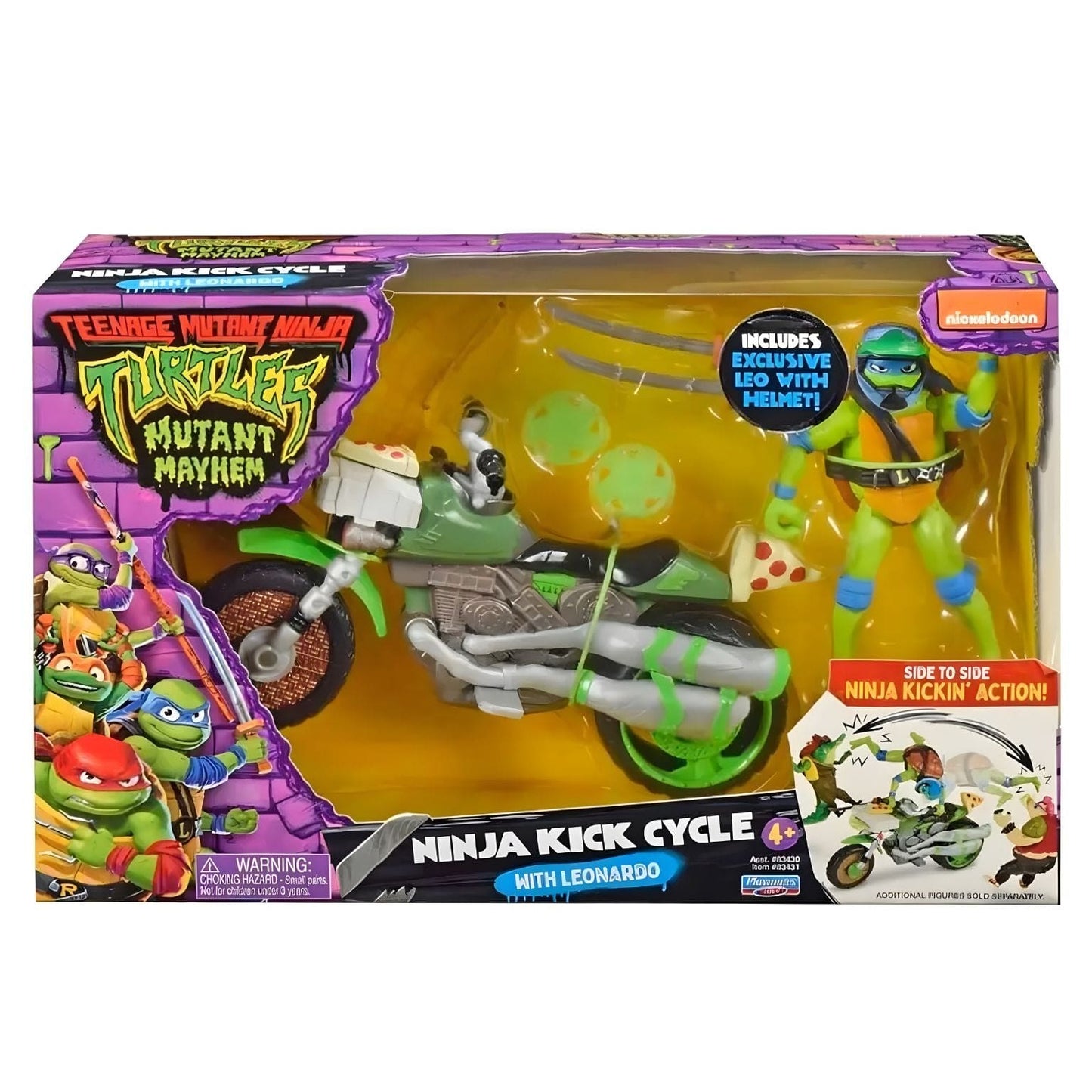Apresentamos Tartarugas Ninja Kick Cycle com o SKU 238343125 recomendado para + 4 anos