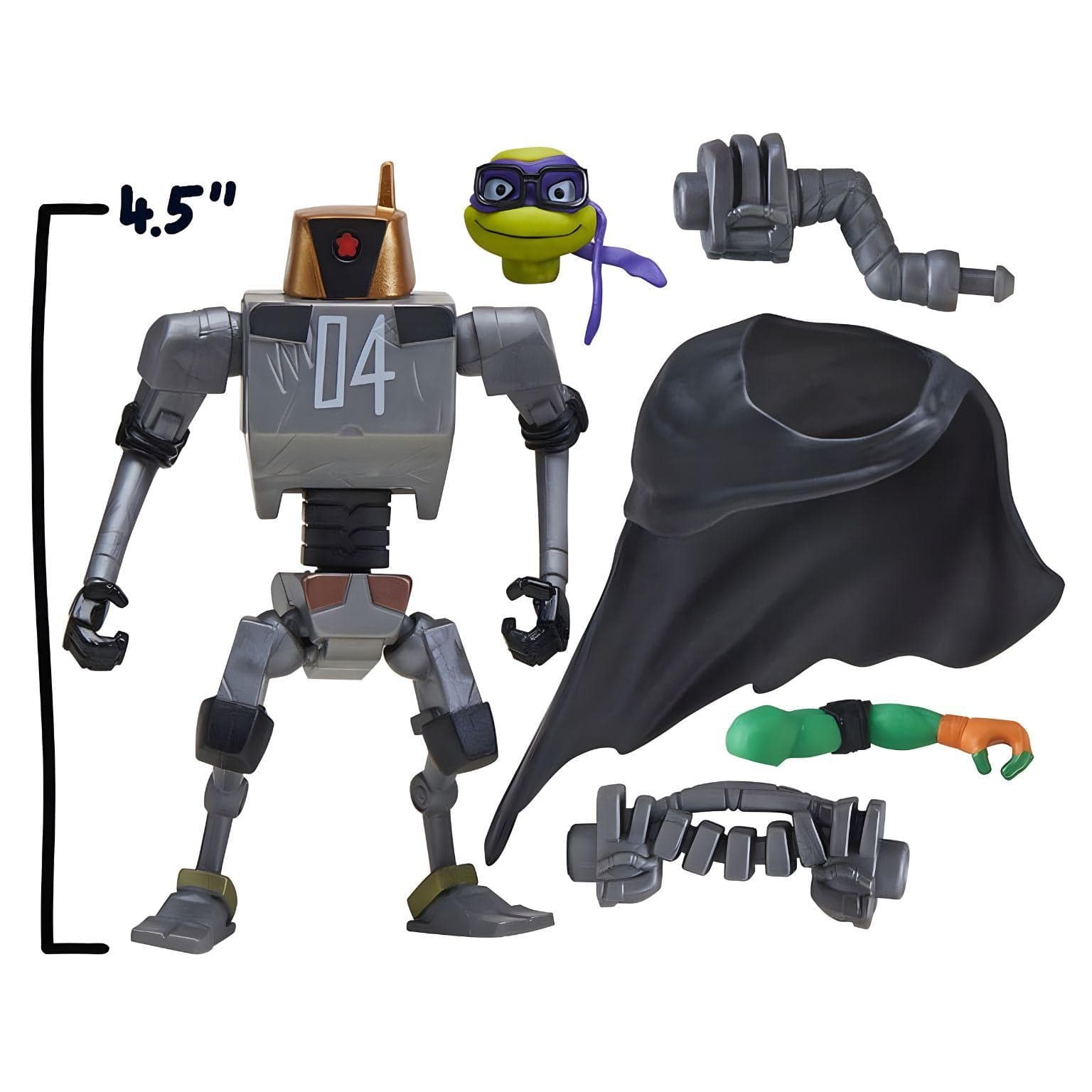 Apresentamos Tartarugas Ninja Mix n Match - Mechazoid com o SKU 234017725 recomendado para + 4 anos