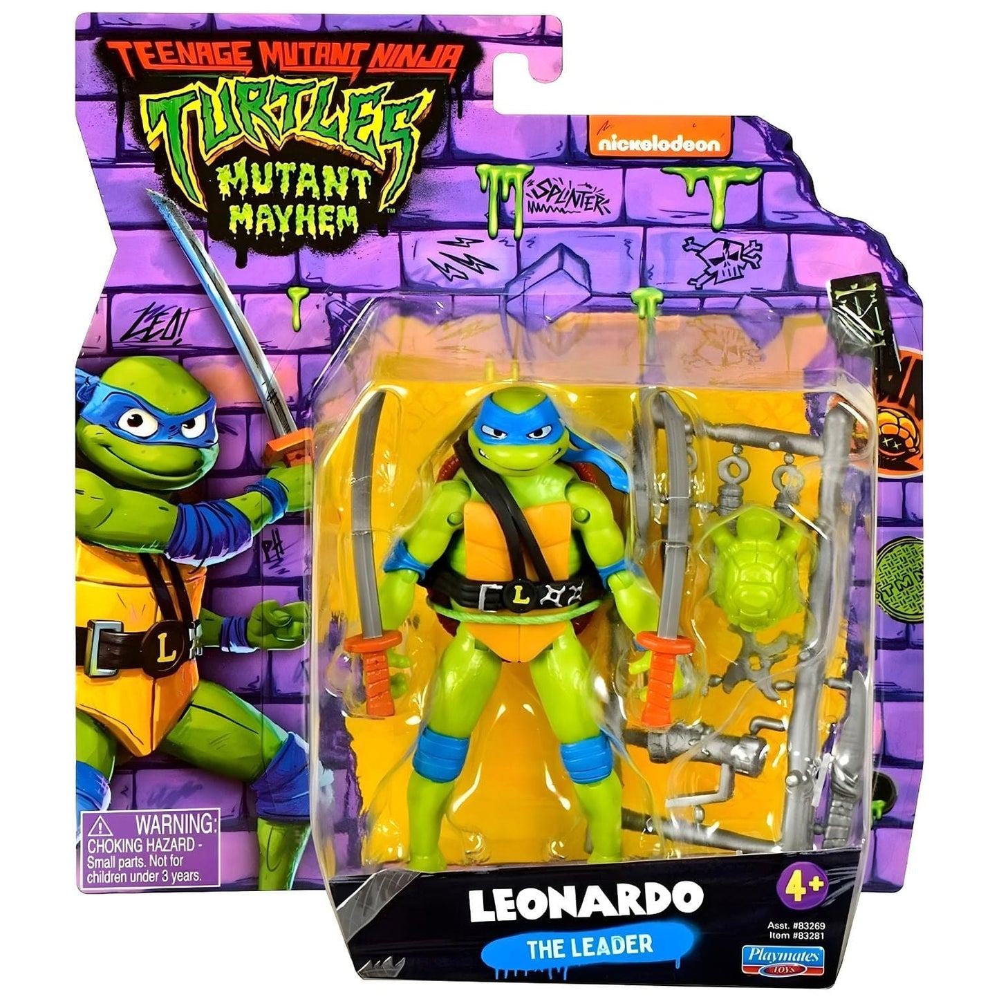 Apresentamos Tartarugas Ninja Mutant Mayhen - Leonardo com o SKU 233873625 recomendado para + 4 anos