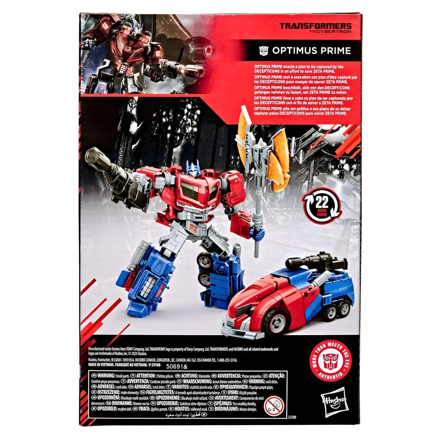 Apresentamos Transformers Studio Series - Optimus Prime com o SKU 861789525 recomendado para + 8 anos
