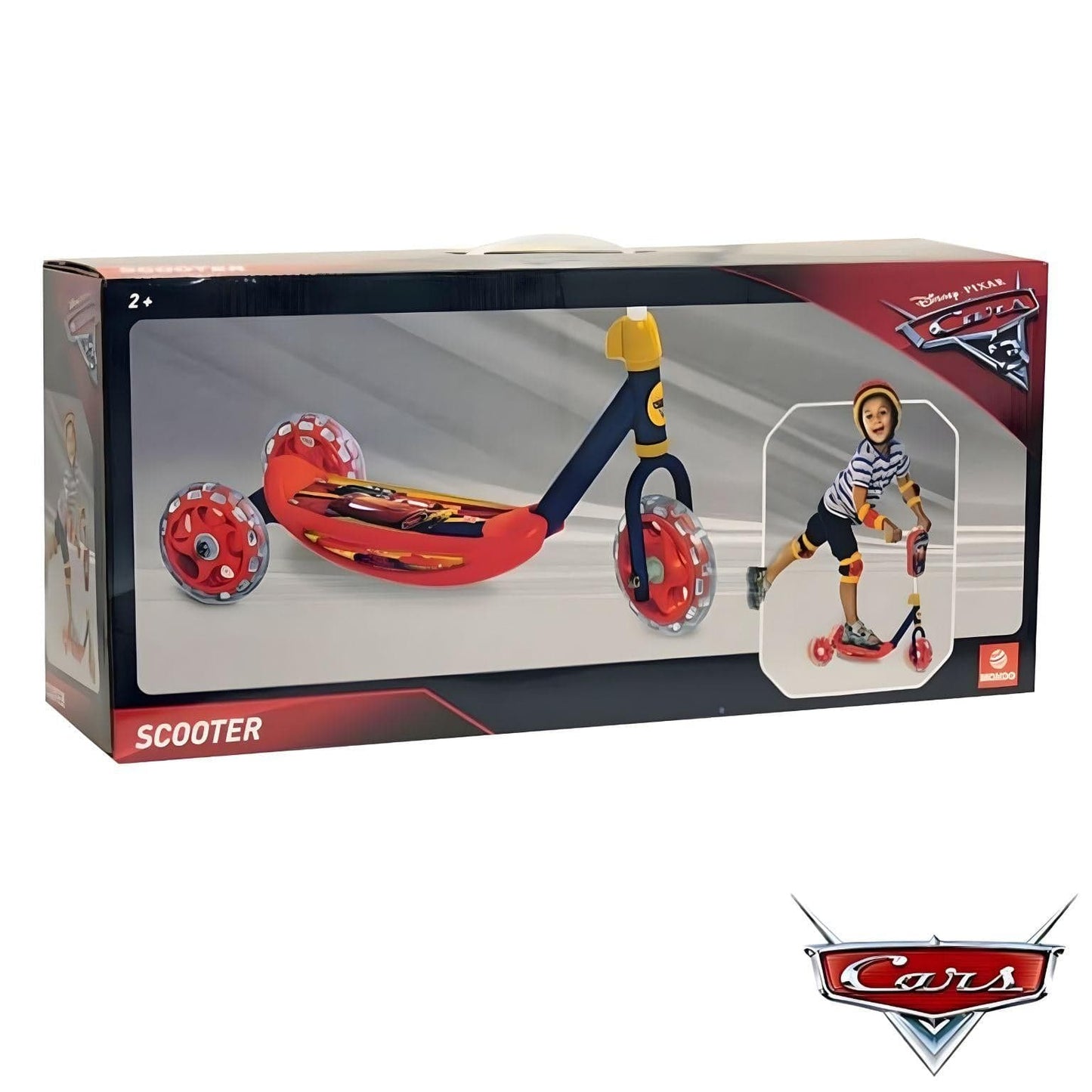 Apresentamos Trotinete 3 Rodas do Cars com o SKU 171800522 recomendado para + 2 anos