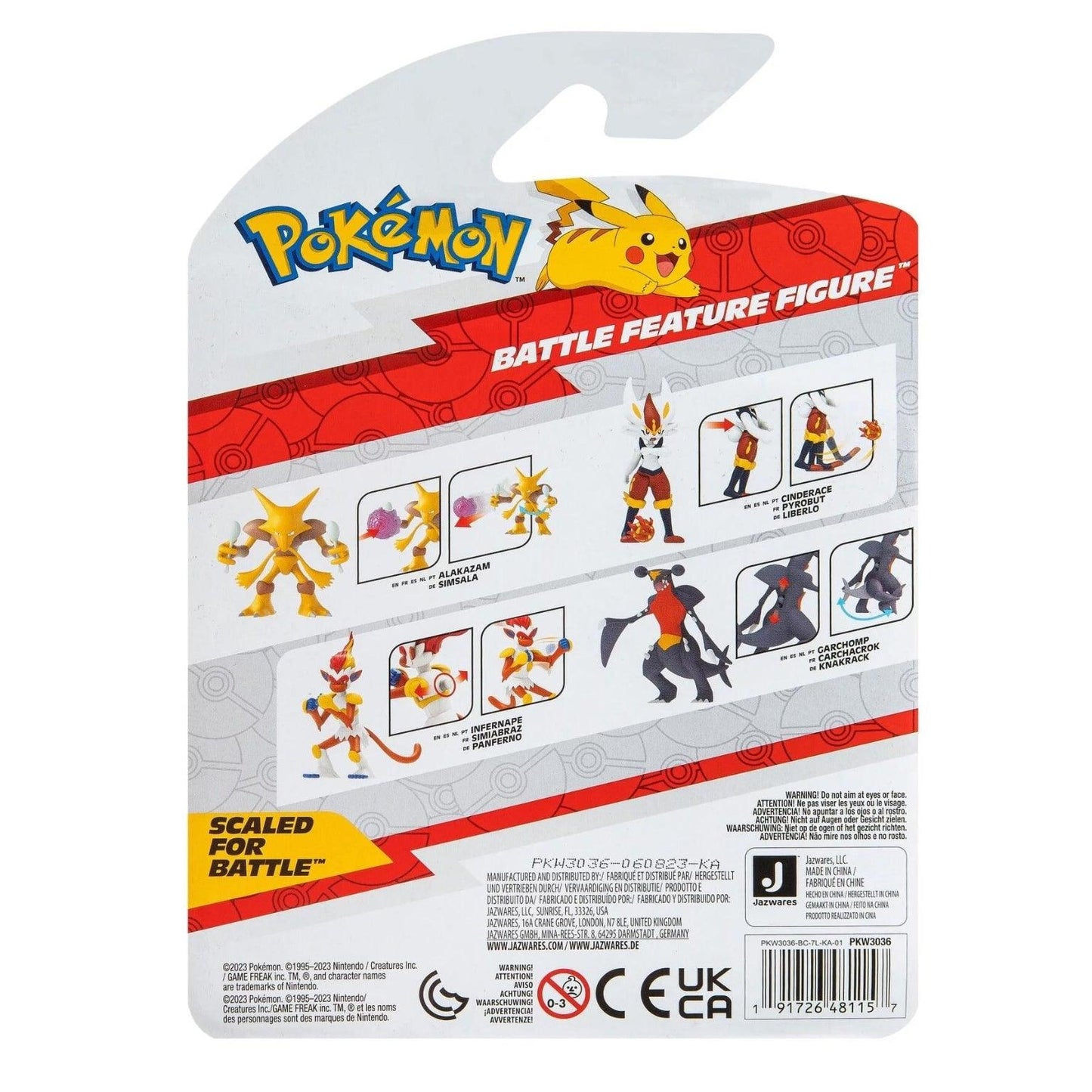 Apresentamos Figura de Batalha Pokémon – Alakazam com o SKU 23303624 recomendado para + 4 anos
