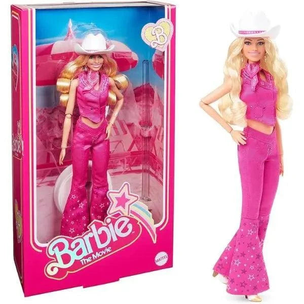 Apresentamos Barbie The Movie - Barbie em roupa rosa do faroeste com o SKU 231607623 recomendado para + 12 anos