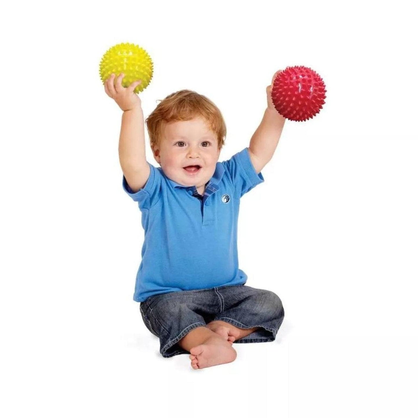 Apresentamos Bola Sensorial Amarela com o SKU 588630124 recomendado para + 6 meses