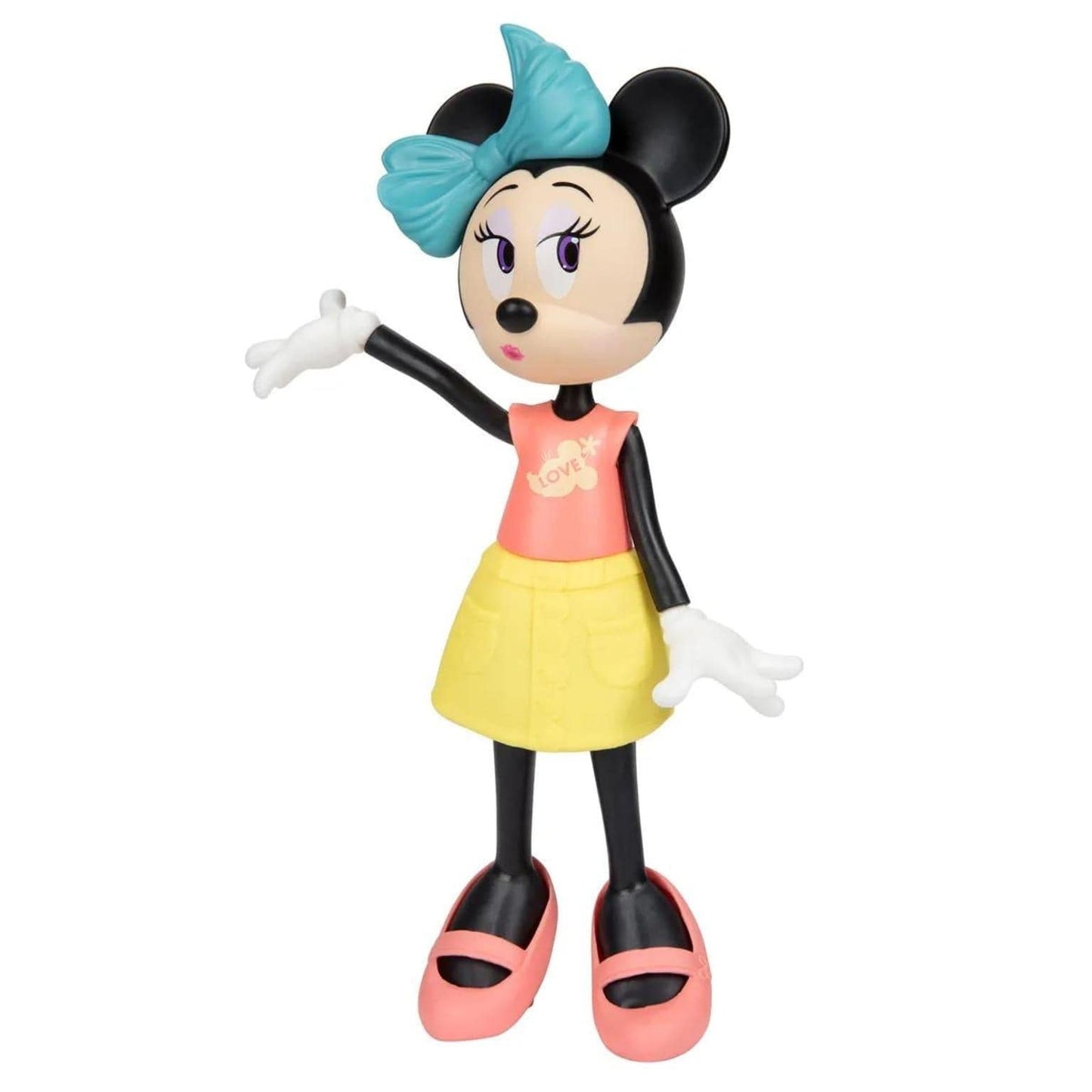 Apresentamos Boneca Minnie com saia amarela com o SKU 772164623 recomendado para + 3 anos