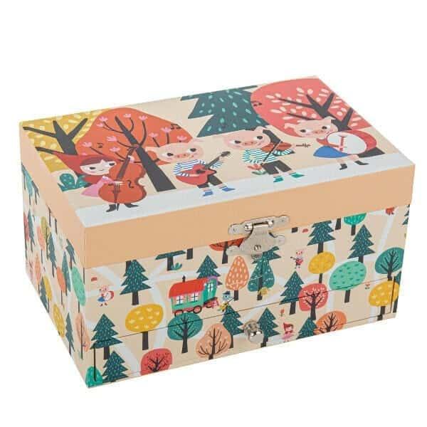 Apresentamos Caixa de jóias Capuchinho Vermelho com o SKU 796059522 recomendado para + 4 anos