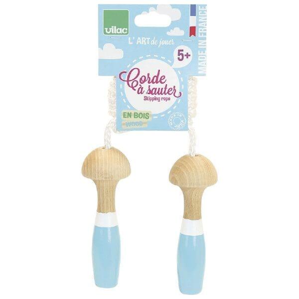 Apresentamos Corda de saltar azul com o SKU 26300819 recomendado para + 5 anos