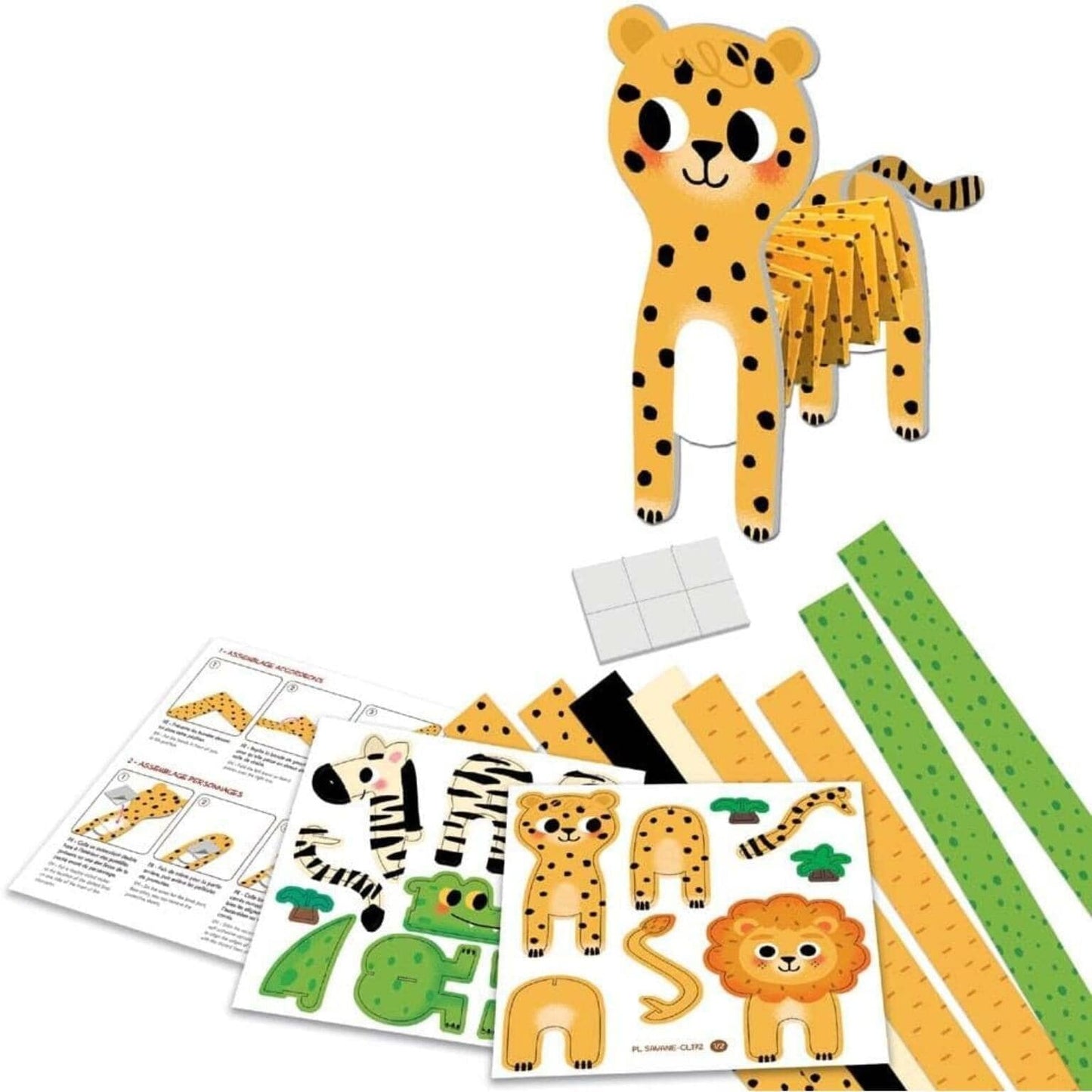 Apresentamos Dobragem em acórdeão - Animais da Savana com o SKU 711396923 recomendado para + 4 anos