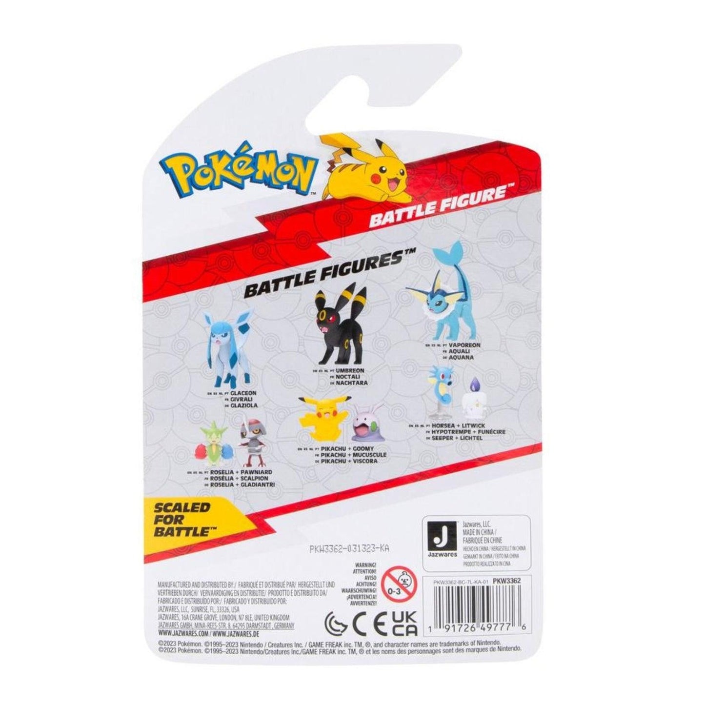 Apresentamos Figura de batalha Pokémon - Glaceon com o SKU 23336224 recomendado para + 4 anos