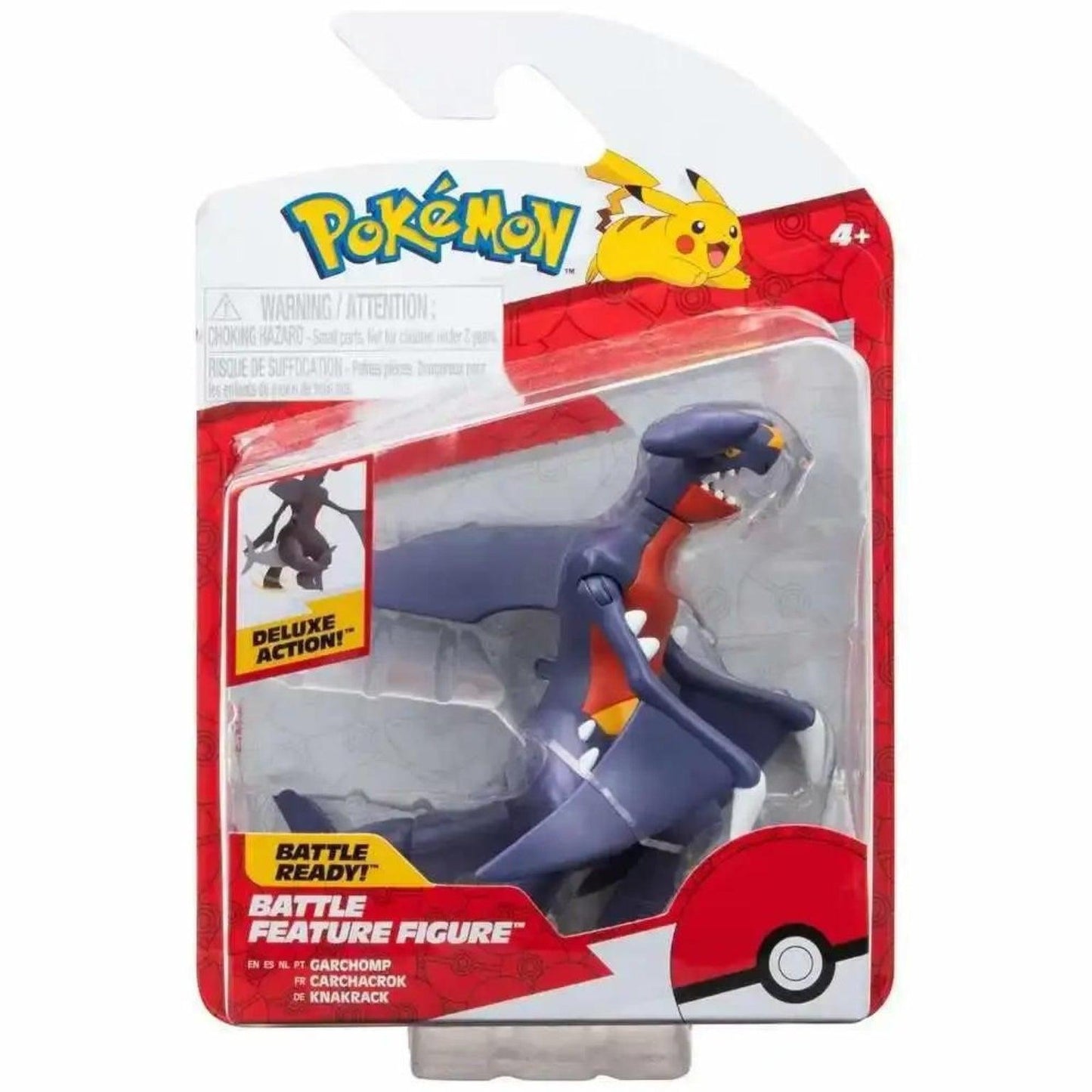 Apresentamos Figura de batalha Pokémon - Garchomp com o SKU 23336724 recomendado para + 4 anos