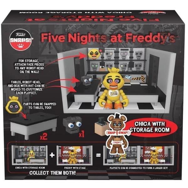 Apresentamos Five Nights at Freddy's Snap: Storage Room with Chica com o SKU 236492223 recomendado para + 8 anos