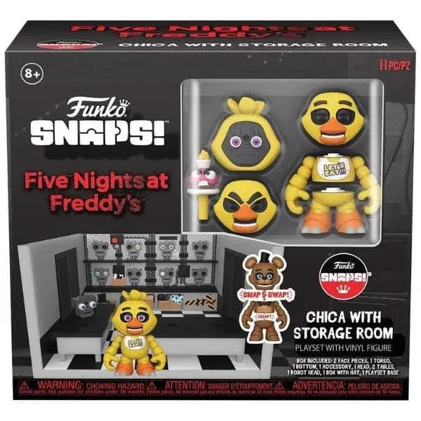 Apresentamos Five Nights at Freddy's Snap: Storage Room with Chica com o SKU 236492223 recomendado para + 8 anos