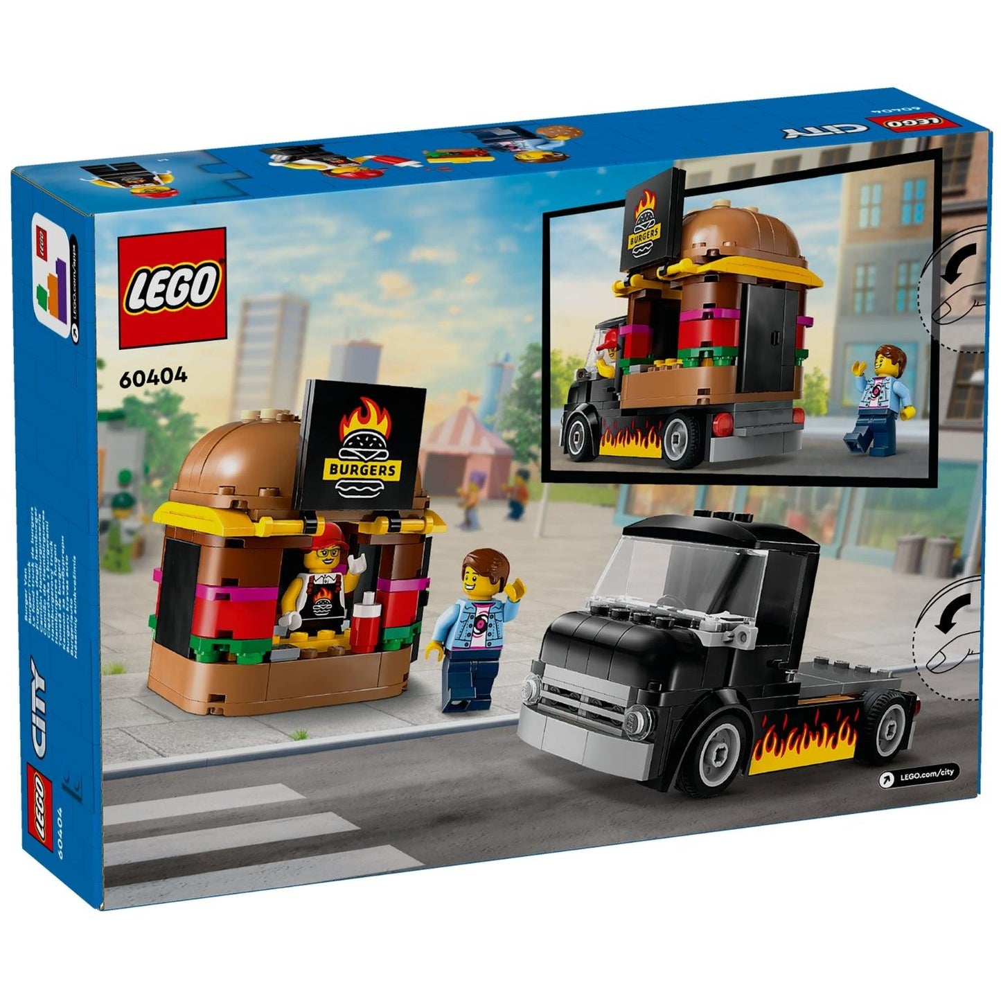 Apresentamos Lego City Camião de Hambúrgueres com o SKU 666040424 recomendado para + 5 anos