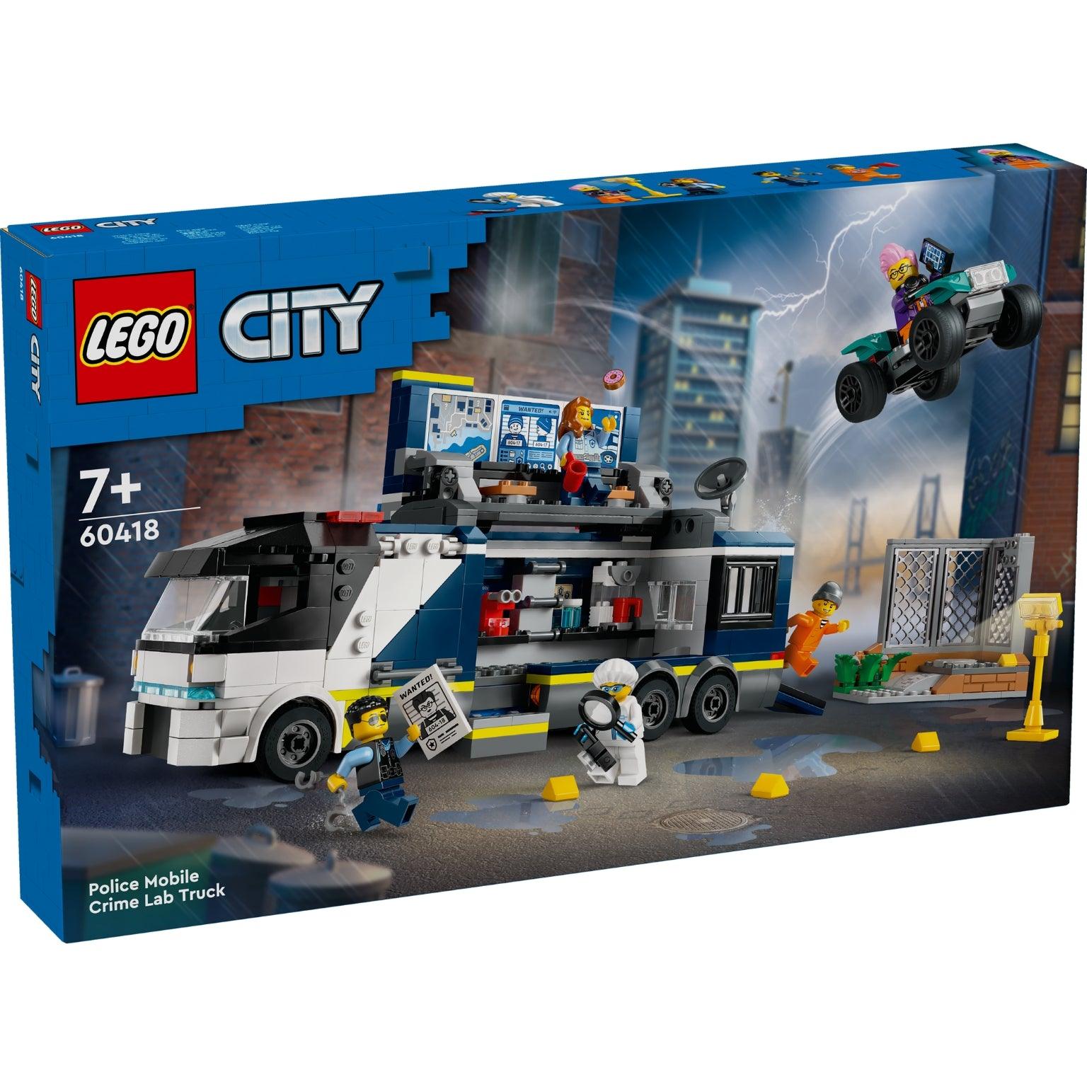 Apresentamos Lego City Camião de Laboratório Criminal da Polícia com o SKU 666041824 recomendado para + 7 anos