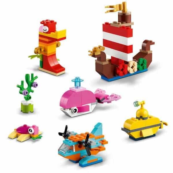 Apresentamos Lego Classic Diversão Criativa no Oceano com o SKU 661101822 recomendado para + 4 anos