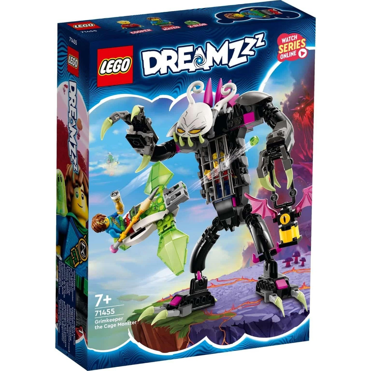 Apresentamos Lego Dreamzzz - Guardião Sombrio, O Monstro da Jaula com o SKU 667145523 recomendado para + 7 anos