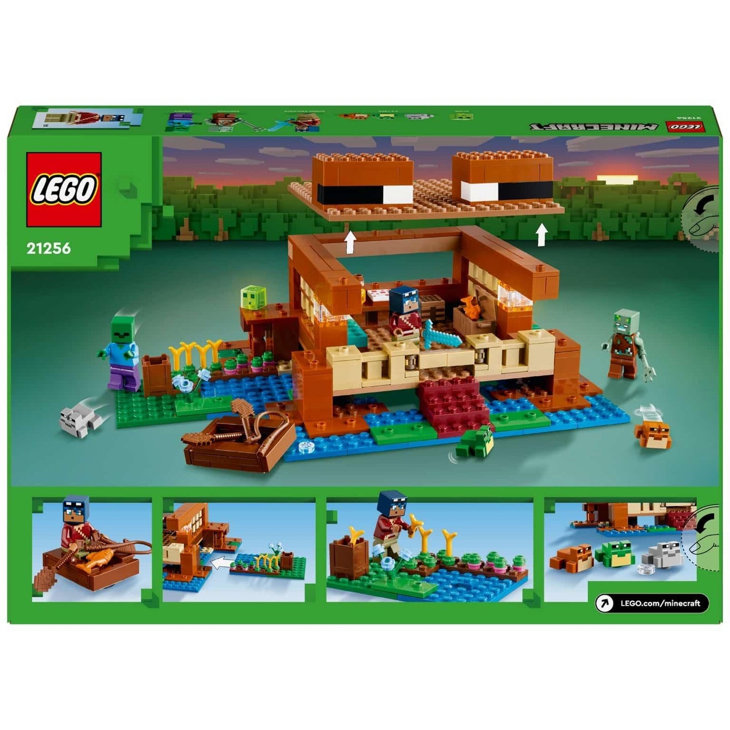 Apresentamos Lego Minecraft - A Casa Sapo (Copiar) com o SKU 662125625 recomendado para + 8 anos