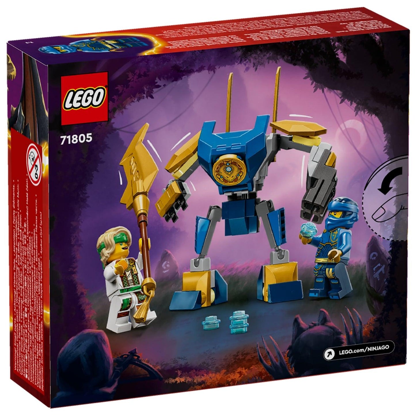 Apresentamos Lego Ninjago Pack de Combate Robô do Jay com o SKU 667180524 recomendado para + 6 anos