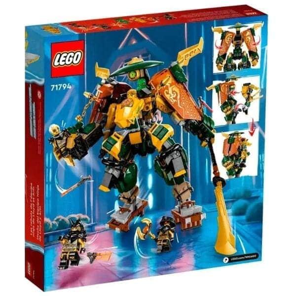 Apresentamos Lego Ninjago - Mechs da Equipa Ninja de Lloyd e Arin com o SKU 667179423 recomendado para + 9 anos