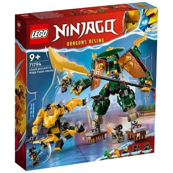 Apresentamos Lego Ninjago - Mechs da Equipa Ninja de Lloyd e Arin com o SKU 667179423 recomendado para + 9 anos